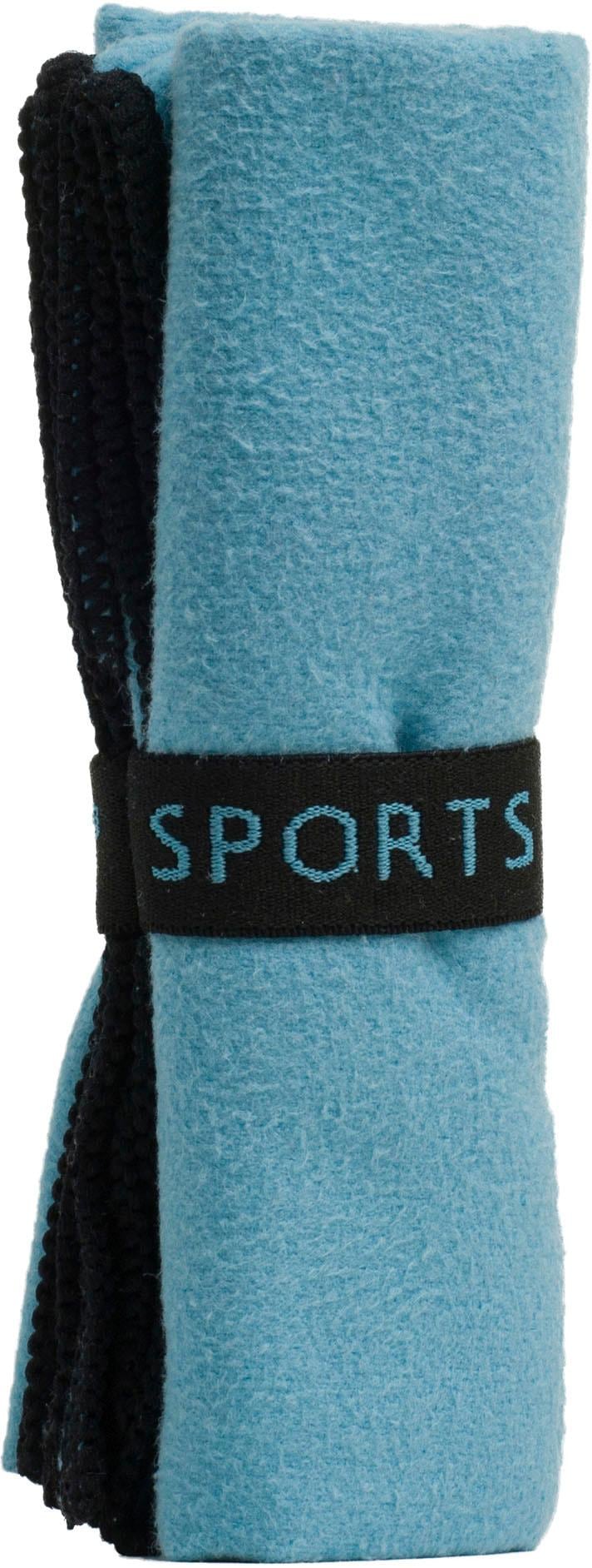 Gözze Sporthandtuch »Sports by Gözze«, (3 St., 3er Set Sporthandtücher 30 x 50 cm), im Set, schnell trocknend, Mikrofaser, für Sport, Reisen & Camping