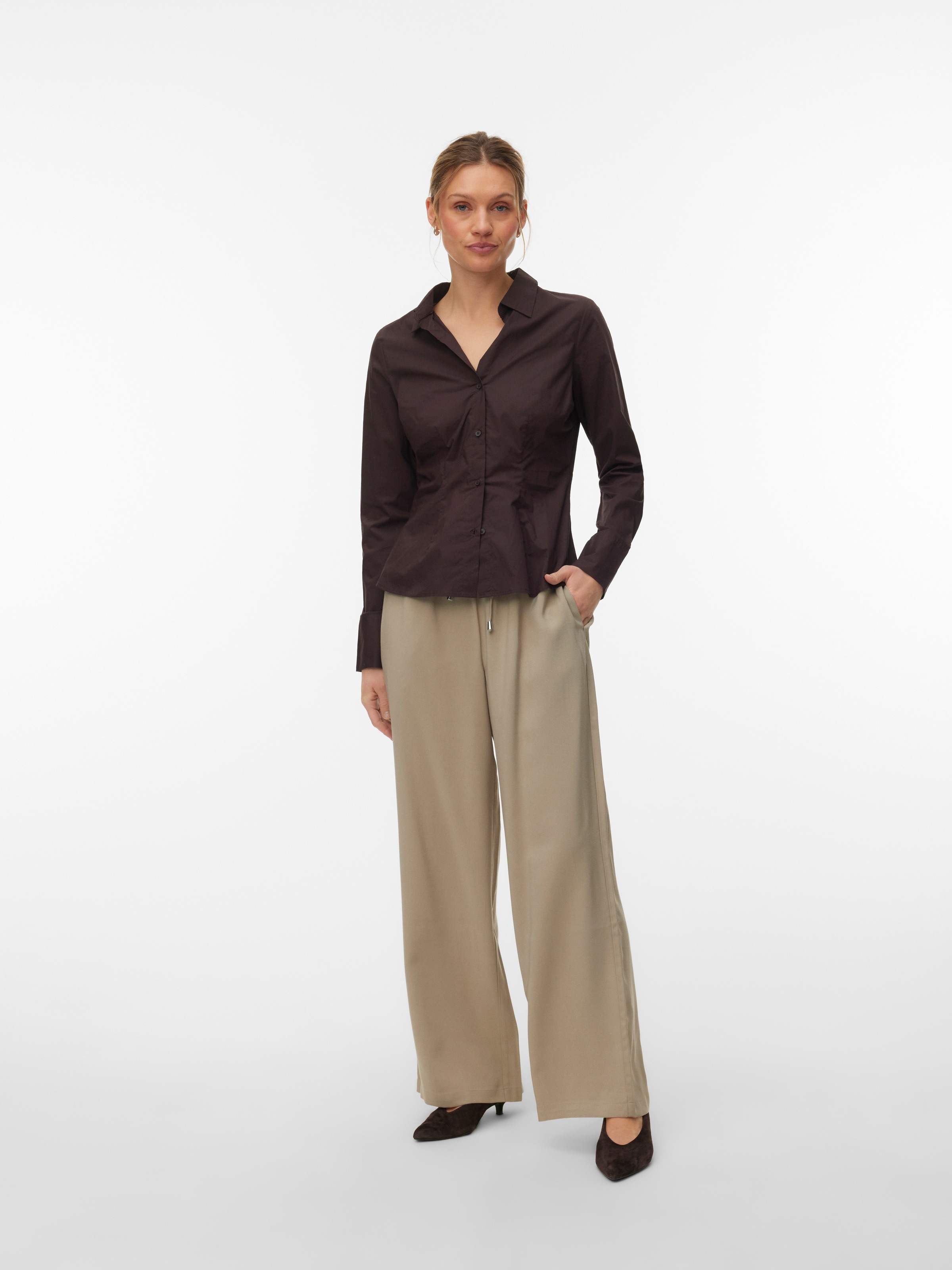 Vero Moda Katie Loose Trousers Laurel Oak S 3