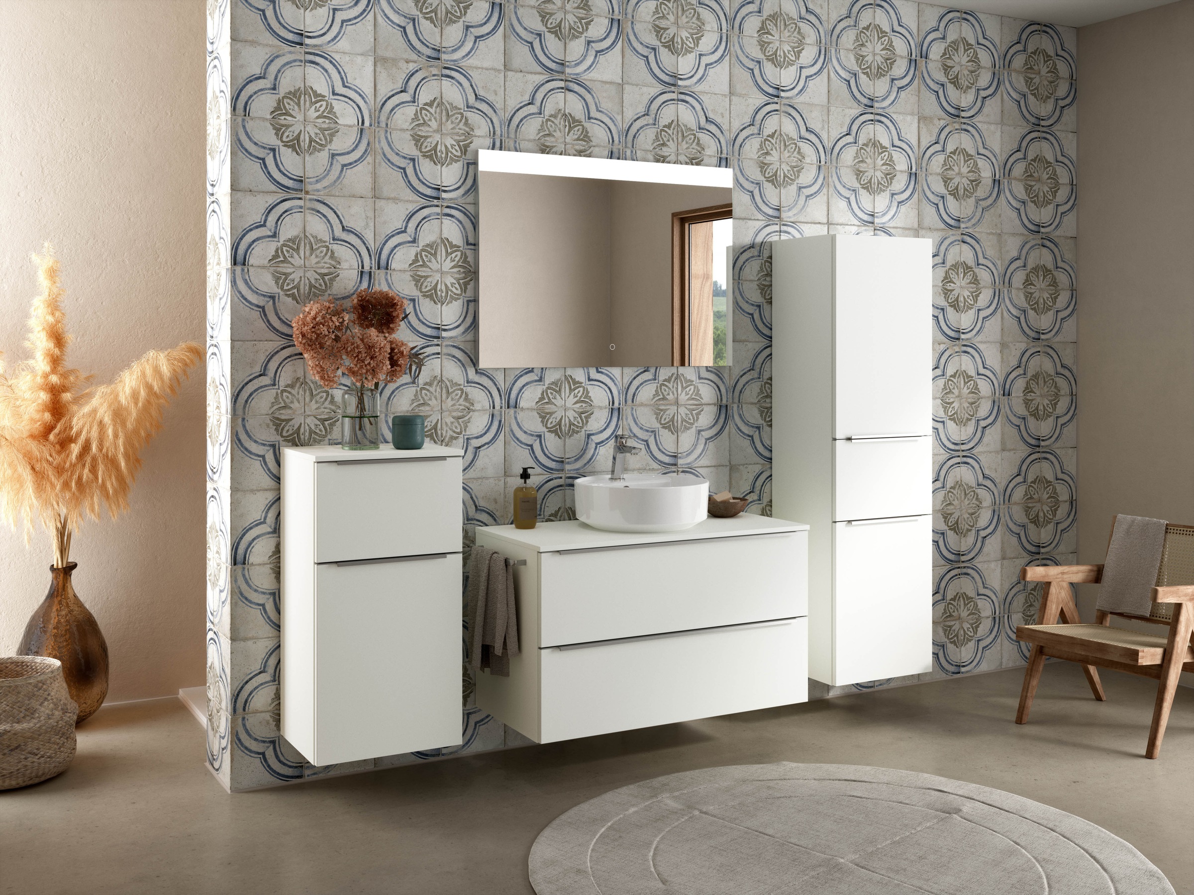 nobilia Badmöbel-Set "Alvene" vormontiert, mit Soft-Close, 4 Stk. tlg. günstig online kaufen