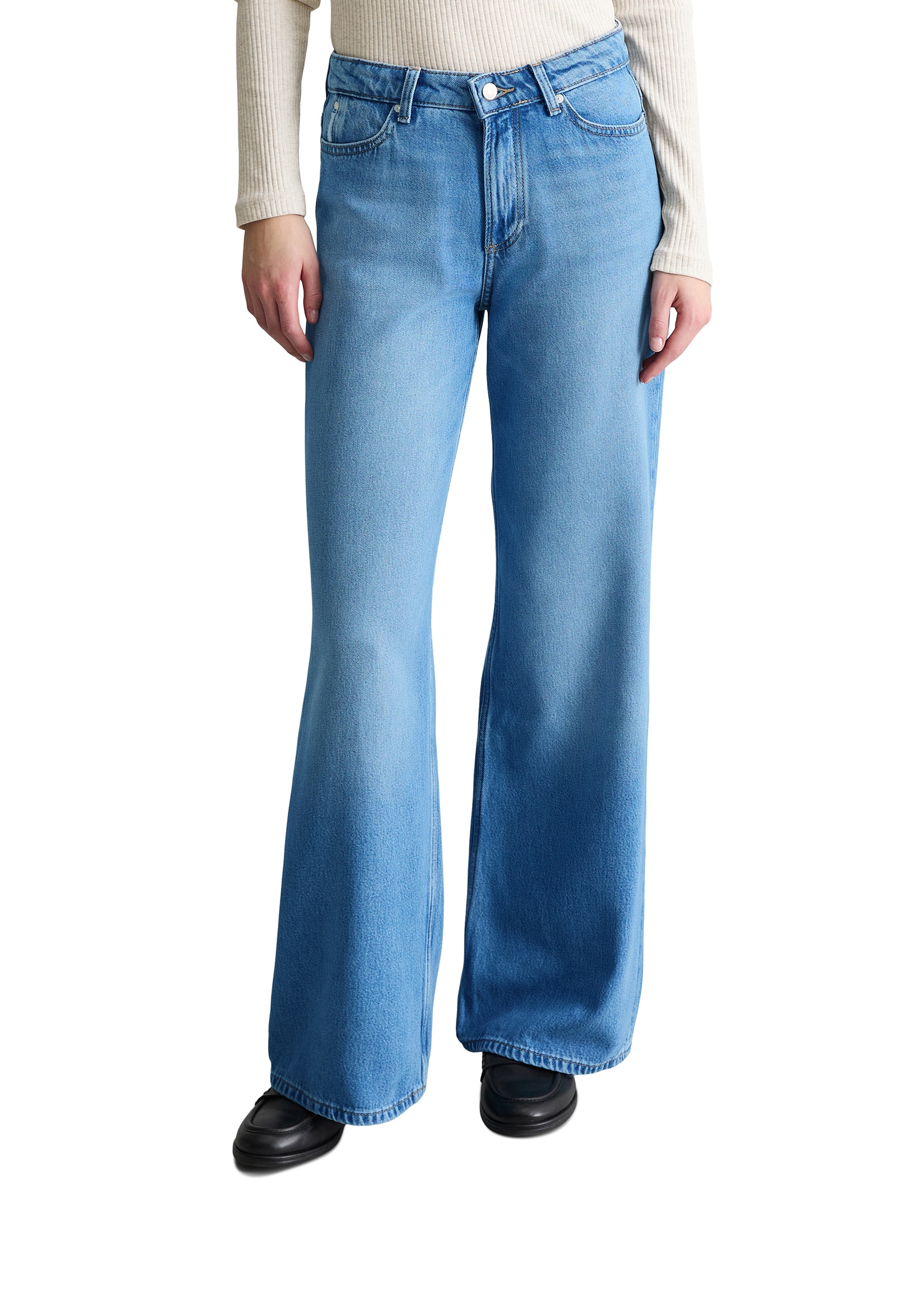 Marc OPolo DENIM Schlagjeans "aus Lyocell-Mix ohne Stretch" günstig online kaufen