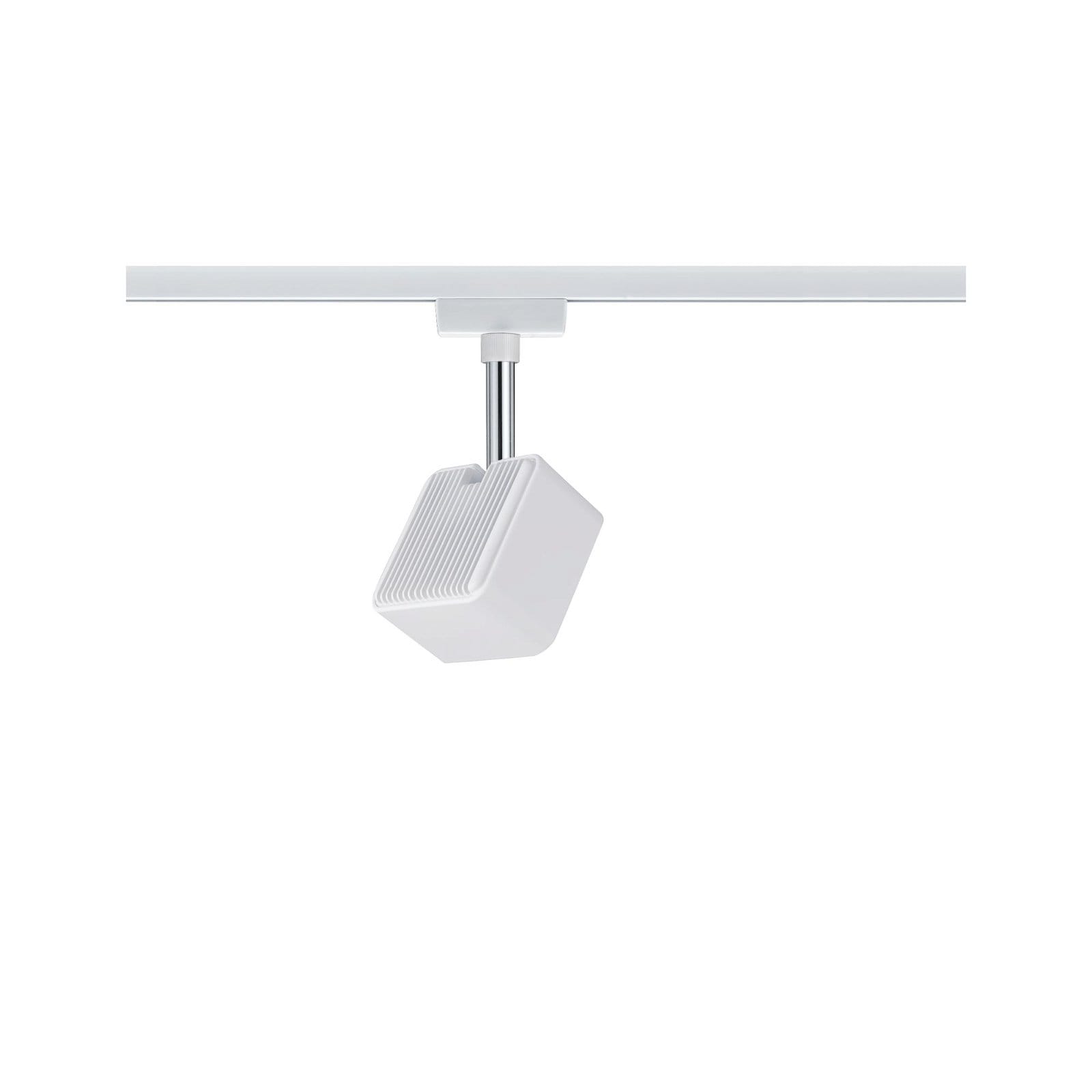 Paulmann Schienensystem-Leuchten »URail Schienenspot Cube 540lm 8W 2700K 230V Chrom matt, Chrom«, dimmbar, Einzelspot