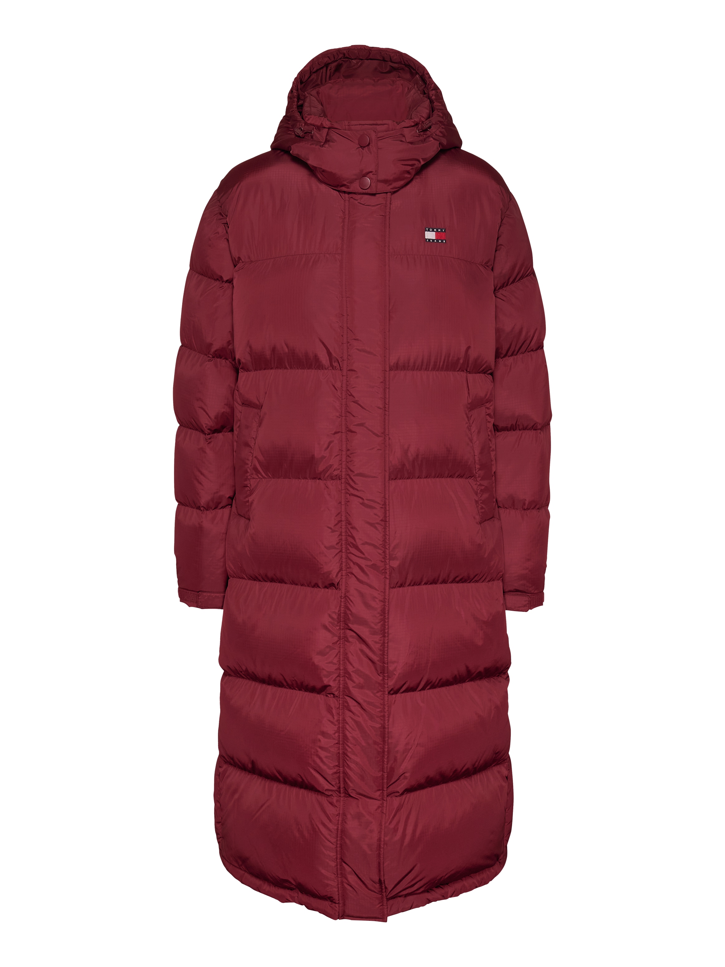 Tommy Jeans Steppmantel »TJW ALASKA LONG PUFFER EXT«, mit Logostickerei