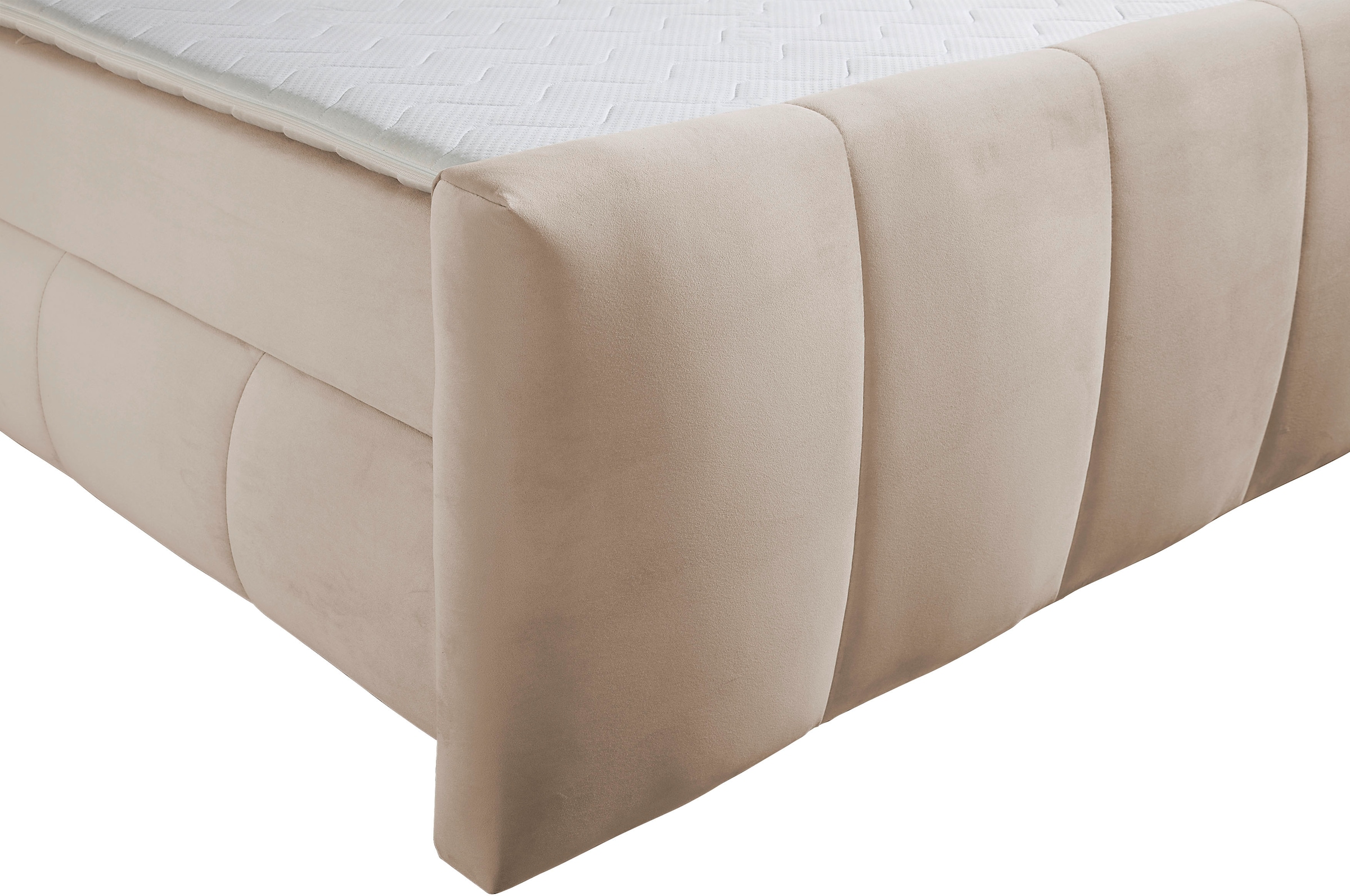 Home affaire Boxbett »Hanelore inkl. Bettkasten und Topper« Boxbett mit Bettkasten und Fußteil, inkl. Topper