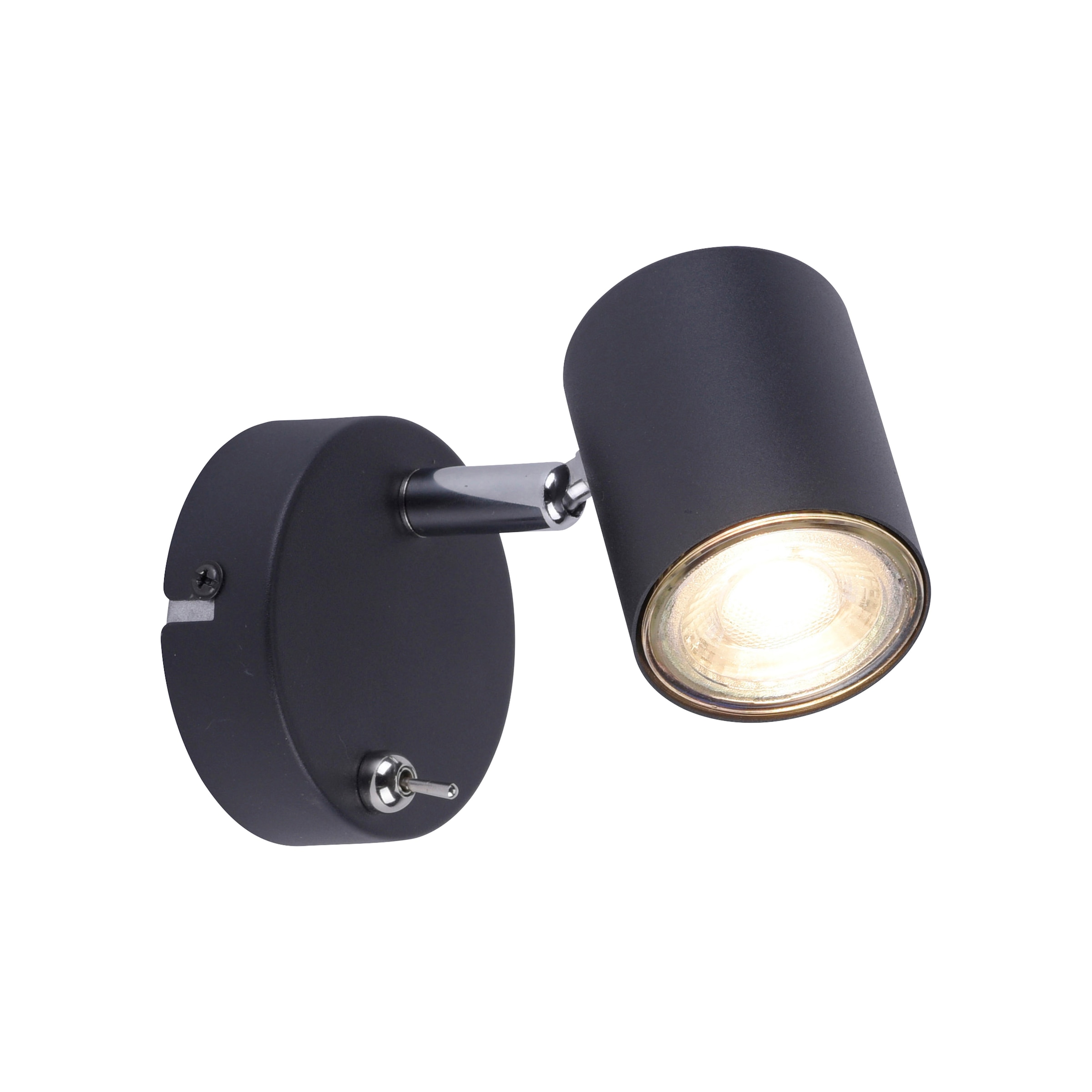JUST LIGHT LED Wandleuchte "TARIK", 1, 1 Stk., grau, Leuchten, LED