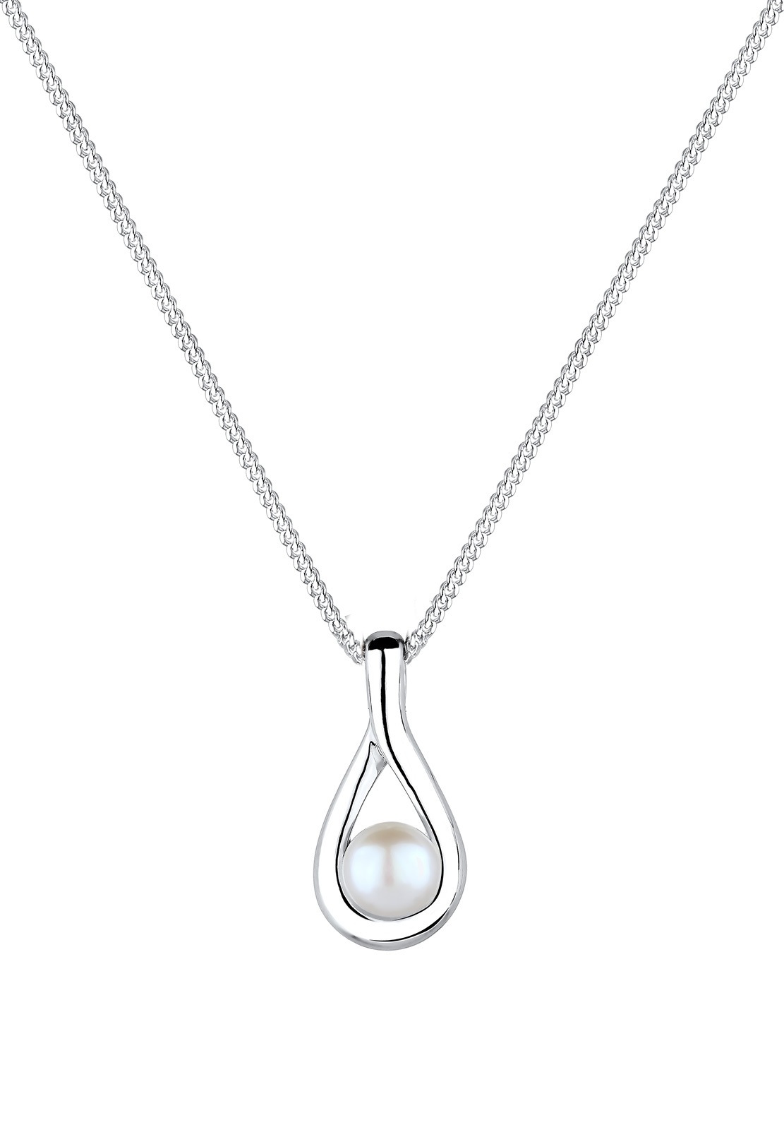 Elli Perlenkette »Infinity Süßwasserzuchtperle 925 Sterling Silber«