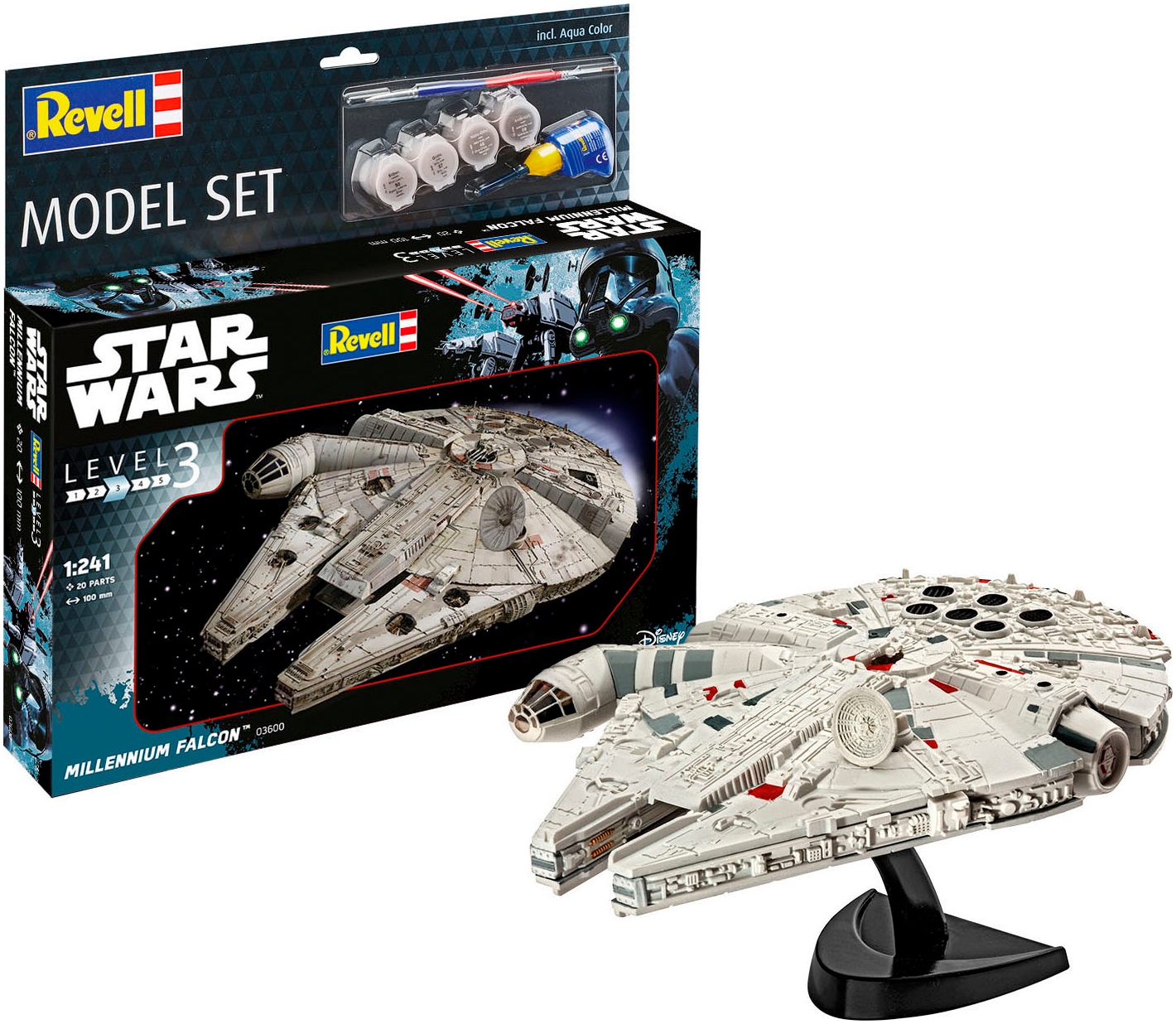 Modellbausatz »Millennium Falcon, Star Wars«, 1:241, Made in Europe