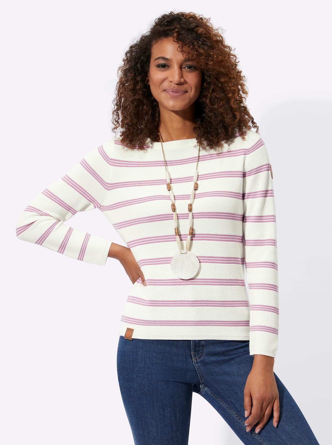 Casual Looks Streifenpullover »Pullover«