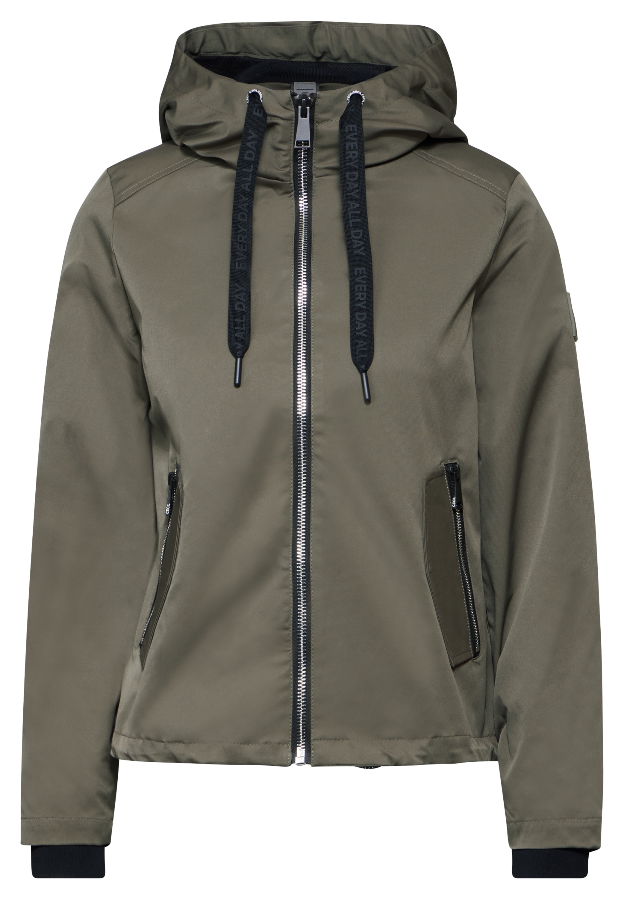 Cecil Kurzjacke, mit Kapuze, mit Kapuze mit Schriftzug