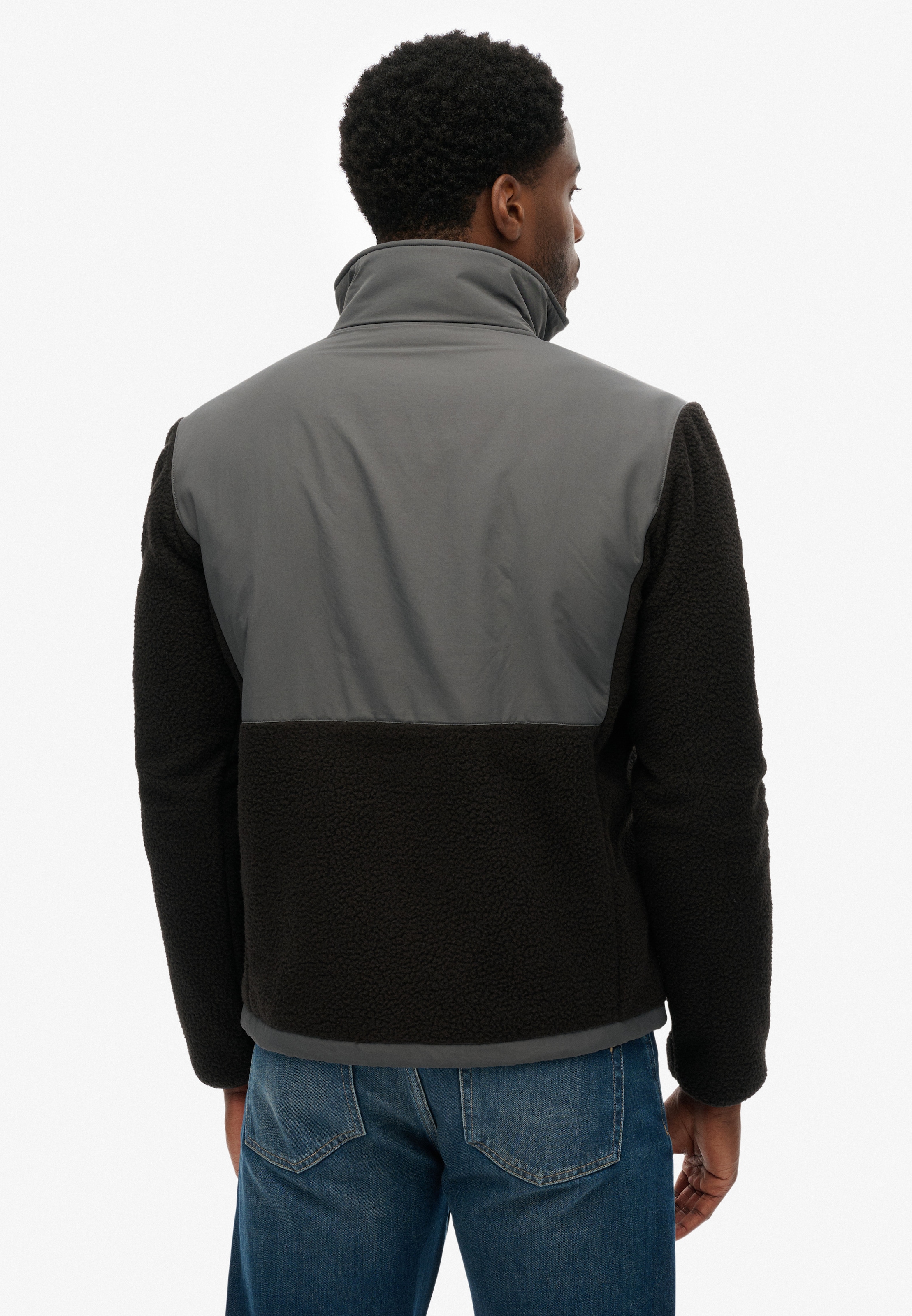 Superdry Parka »POLAR FLEECE HYBRID TREKKER« in toller Fleece Qualität