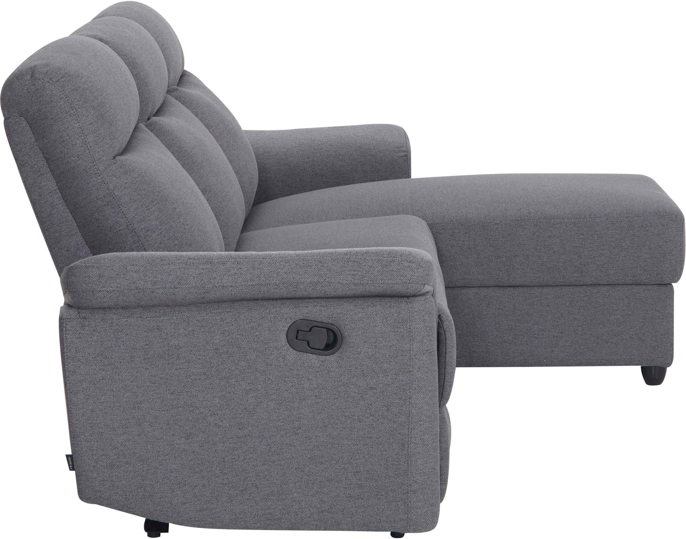 Home affaire Ecksofa »BRIONNE, L-Form, 255cm, manuelle u. elektrische Funktion (USB A/C),«, Liegefunktion, Stauraum, Federkernpolsterung, Webstoff
