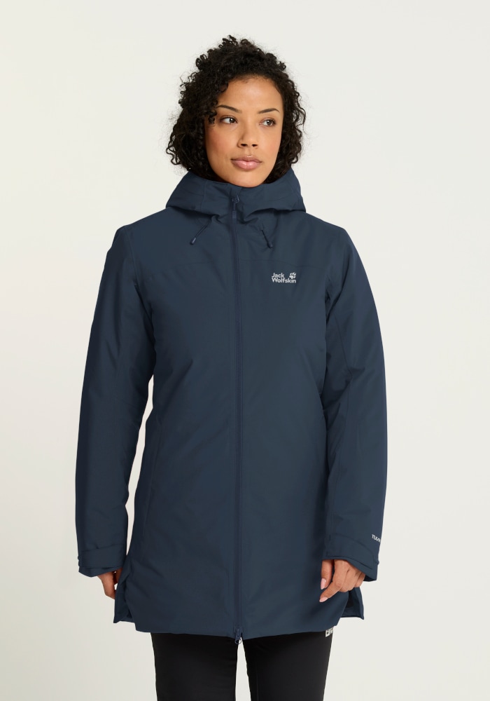 Jack Wolfskin Wintermantel "HEIDELSTEIN 2 INS JKT W" mit langärmeliger Form, aus Polyester
