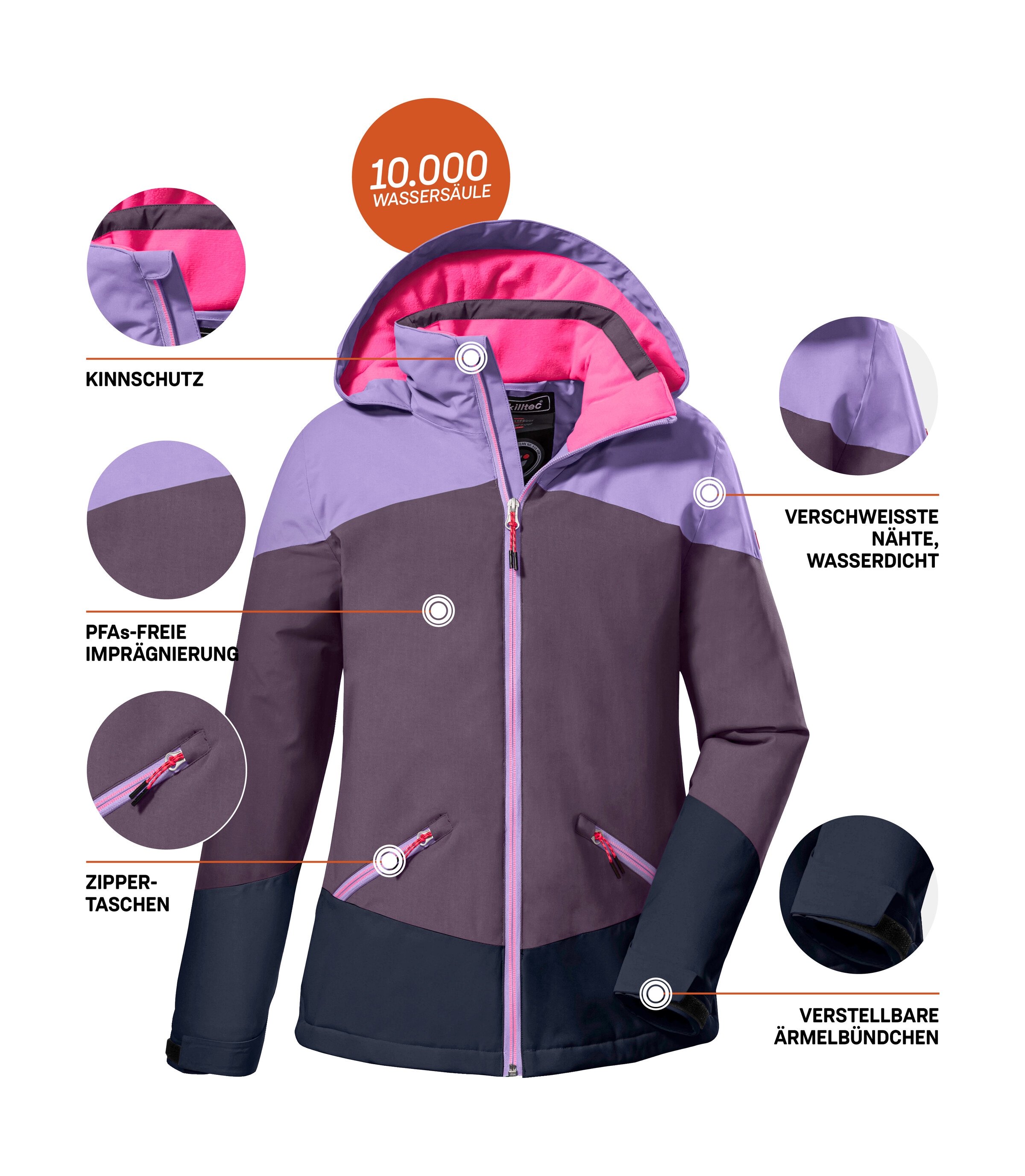 Killtec Outdoorjacke »KOW 195 GRLS JCKT«