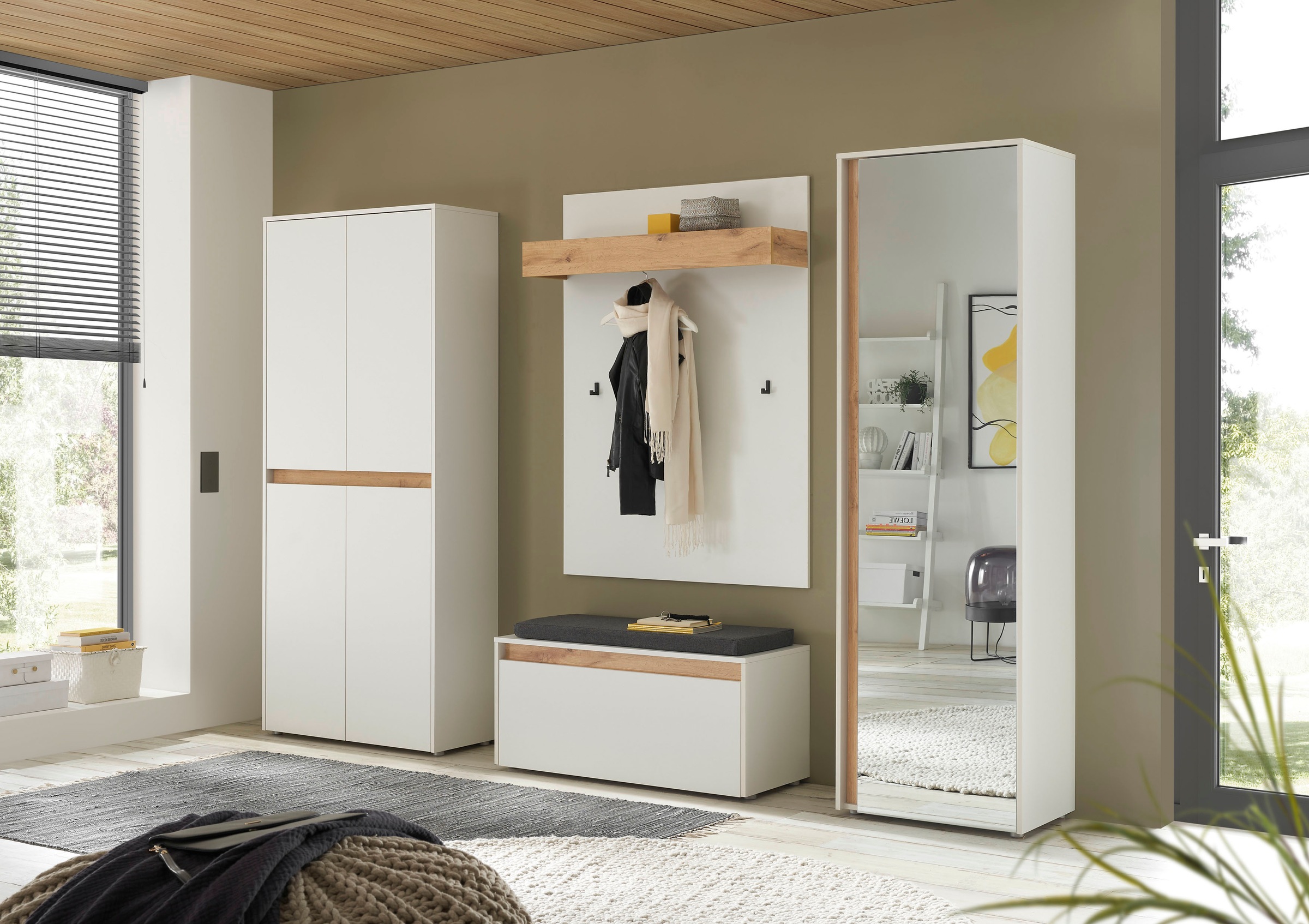 INOSIGN Garderoben-Set "City/Giron, moderne Garderobe, viel Stauraum, ca. 4 günstig online kaufen