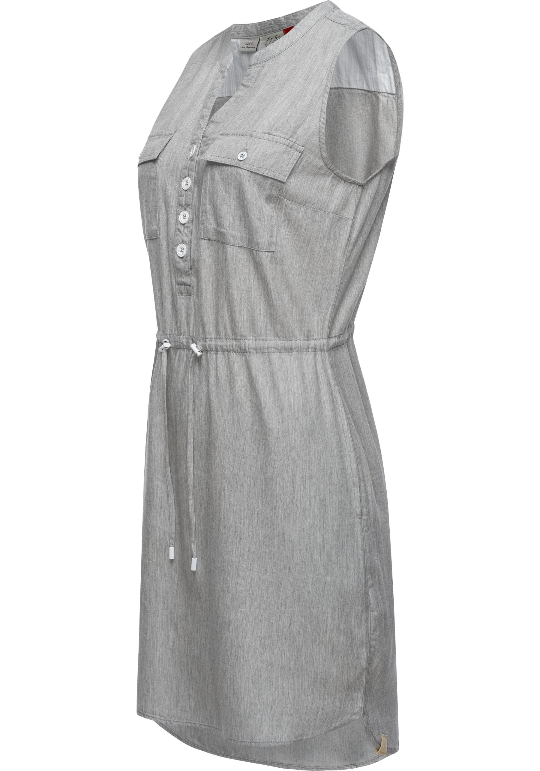 Ragwear Shirtkleid "Roisin Denim" Ohne Taschen stylisches Sommerkleid mit B günstig online kaufen
