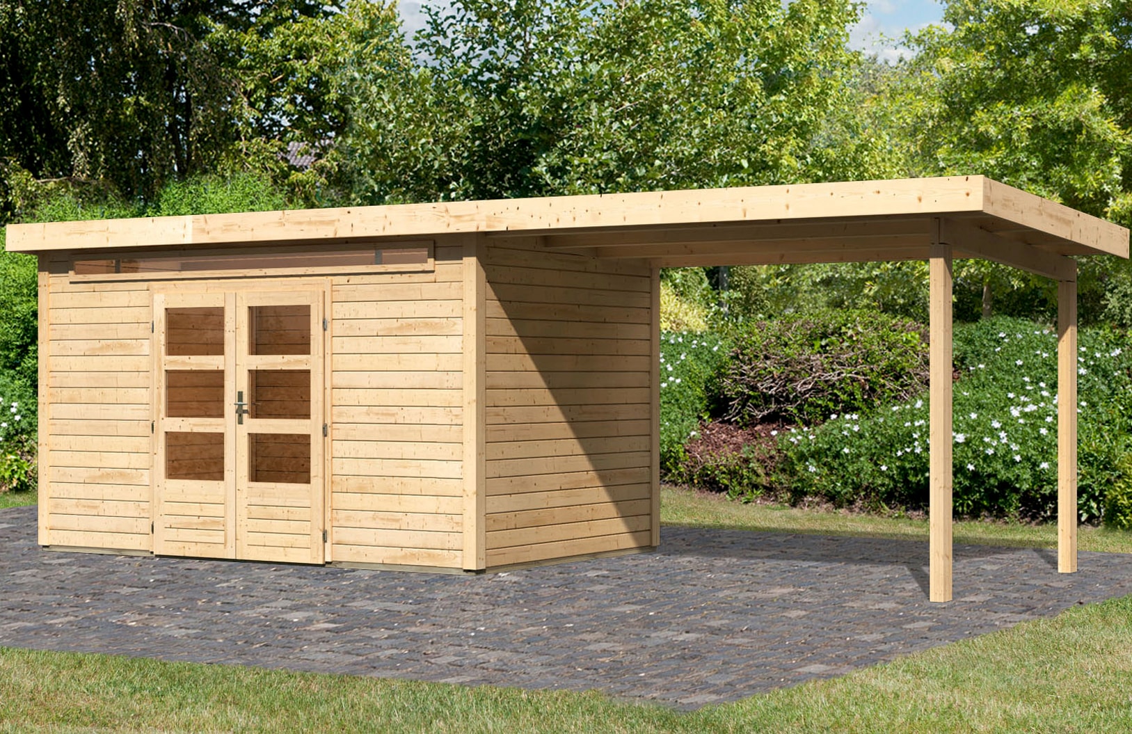 Karibu Gartenhaus "Ammersee 6" günstig online kaufen