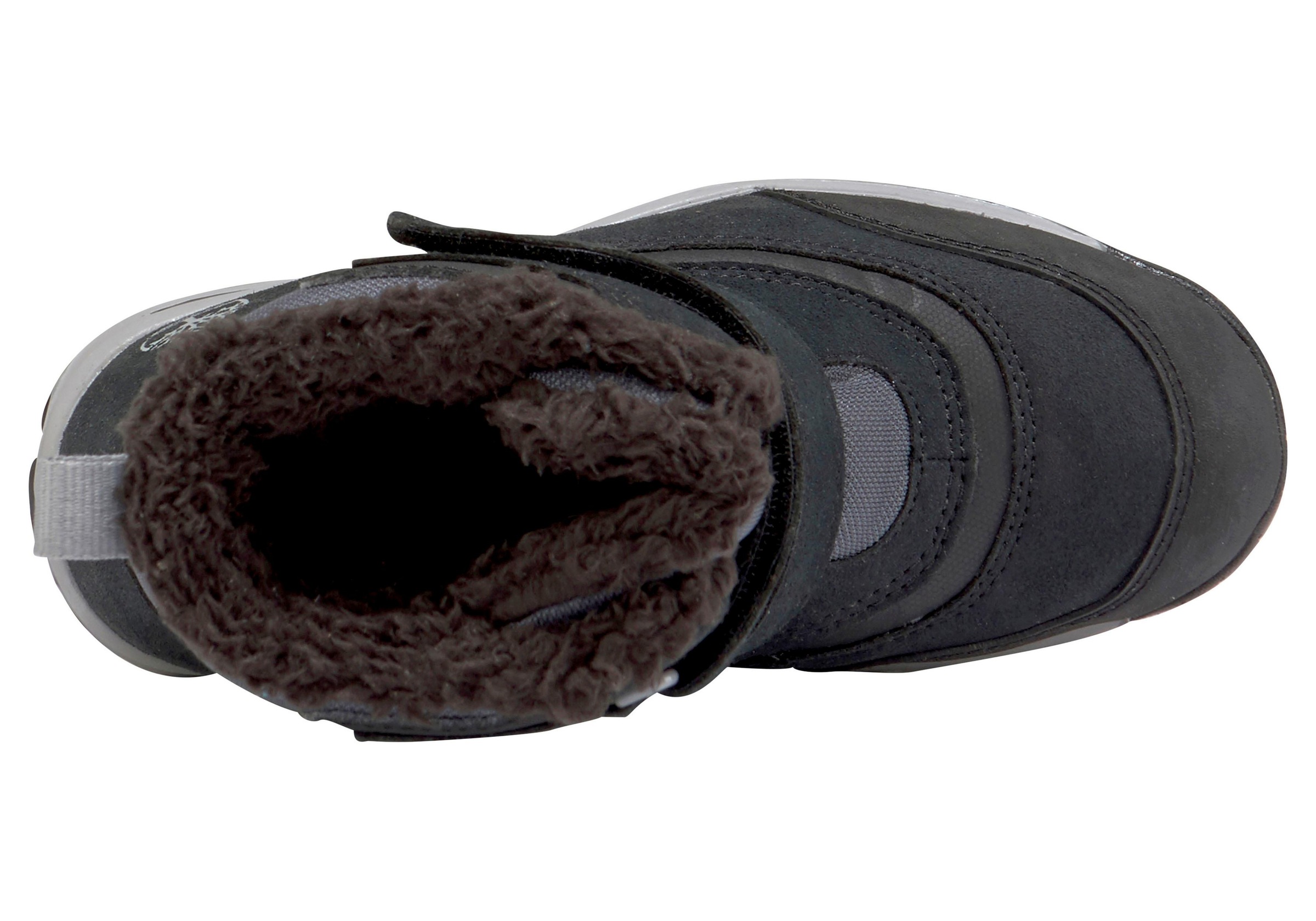 Winterboots TIMBERLAND "CHILLBERGMID HOOK & LOOP GORE-TEX SNOW BOOT", Jungen, Gr. 37, schwarz (schwarz, grau), Leder, Synthetik, Schuhe Winterboots, Snowboots, Winterstiefel, Winterschuhe, gefüttert, wasserdicht 3
