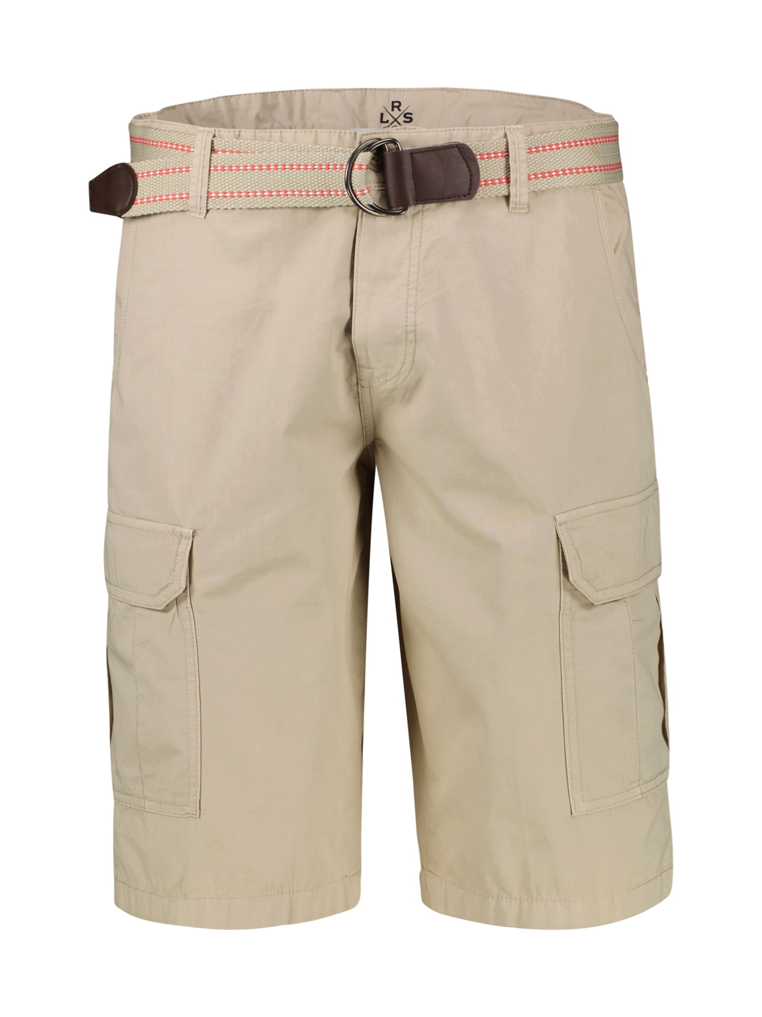 LERROS Bermudas "Herren Cargo Bermudashorts mit Seitentaschen und Gürtel" Bequem geschnittene Bermuda für den Sommer, Einfarbig, 100% Baumwolle