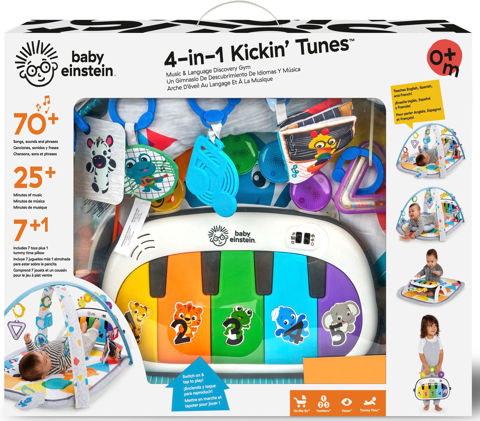 Baby Einstein Spielbogen »4-in-1 Spieldecke Kickin\' Tunes«, mit Sound | BAUR