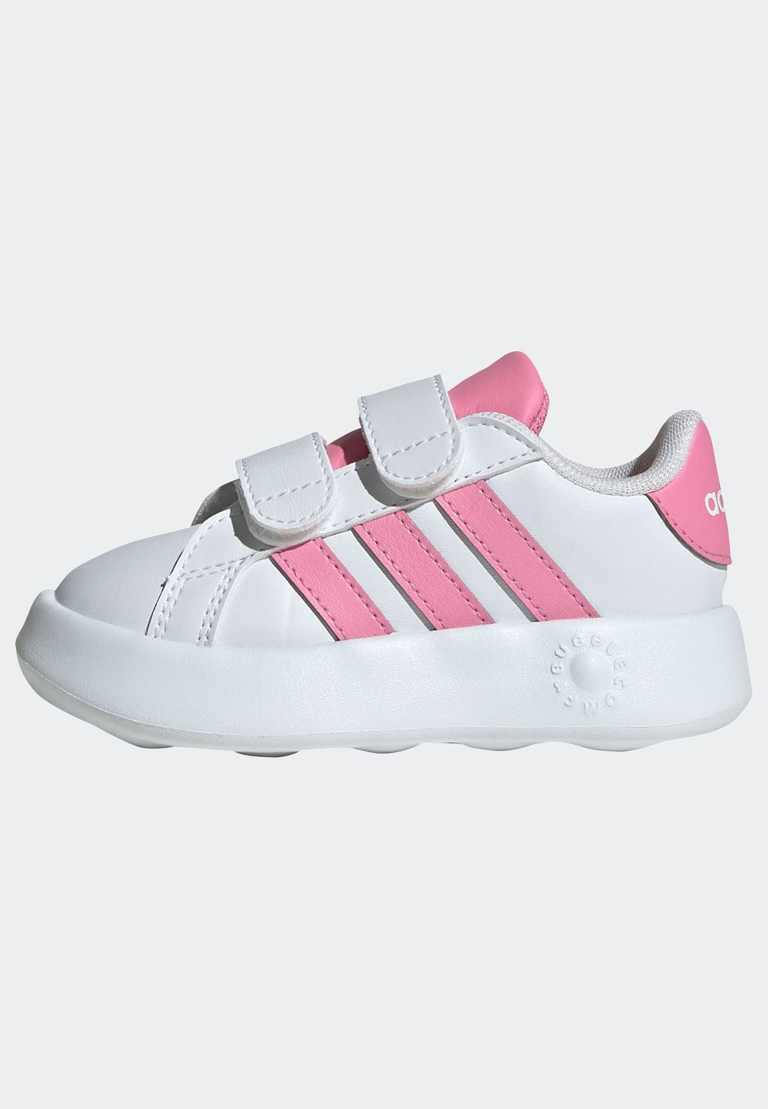 adidas Sportswear Klettschuh »GRAND COURT 2.0 KIDS«, Design auf den Spuren des adidas Superstar, für Kinder