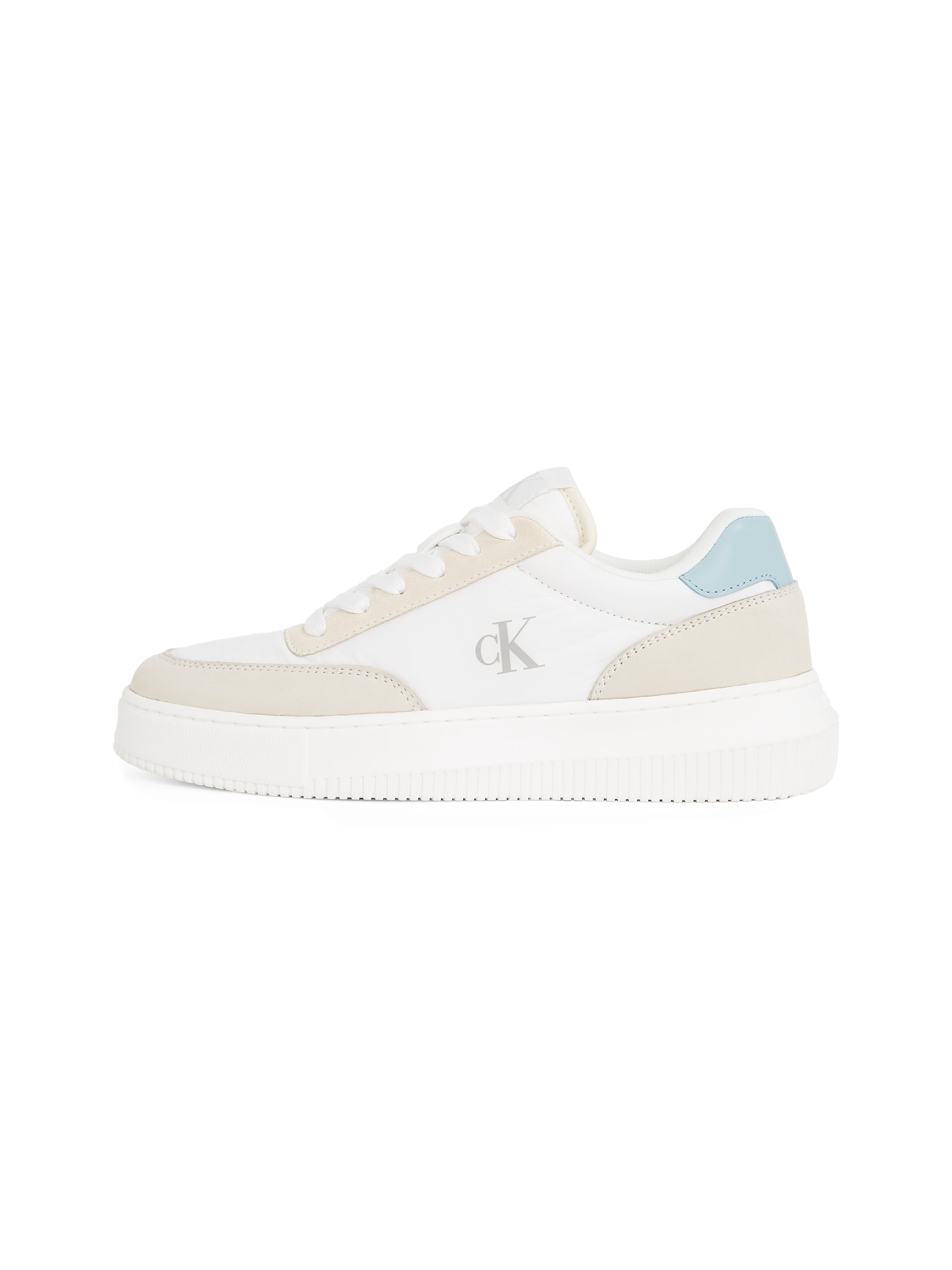 Calvin Klein Jeans Sneaker »CHUNKY CUPSOLE LOW MIX IN«, Freizeitschuh, Halbschuh, Schnürschuh mit CK Logo