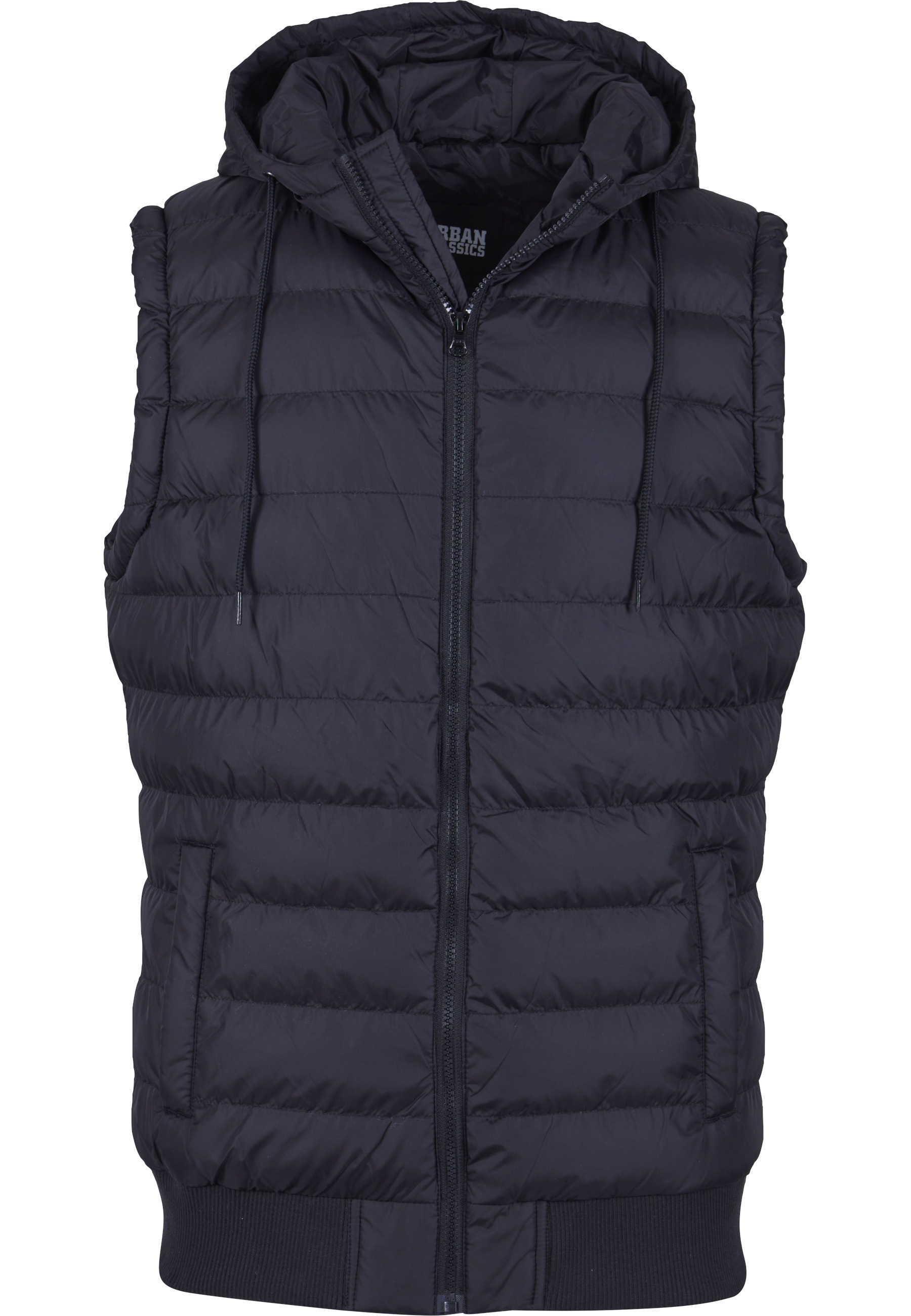 URBAN CLASSICS Jerseyweste "Urban Classics Herren Small Bubble Hooded Vest" 1