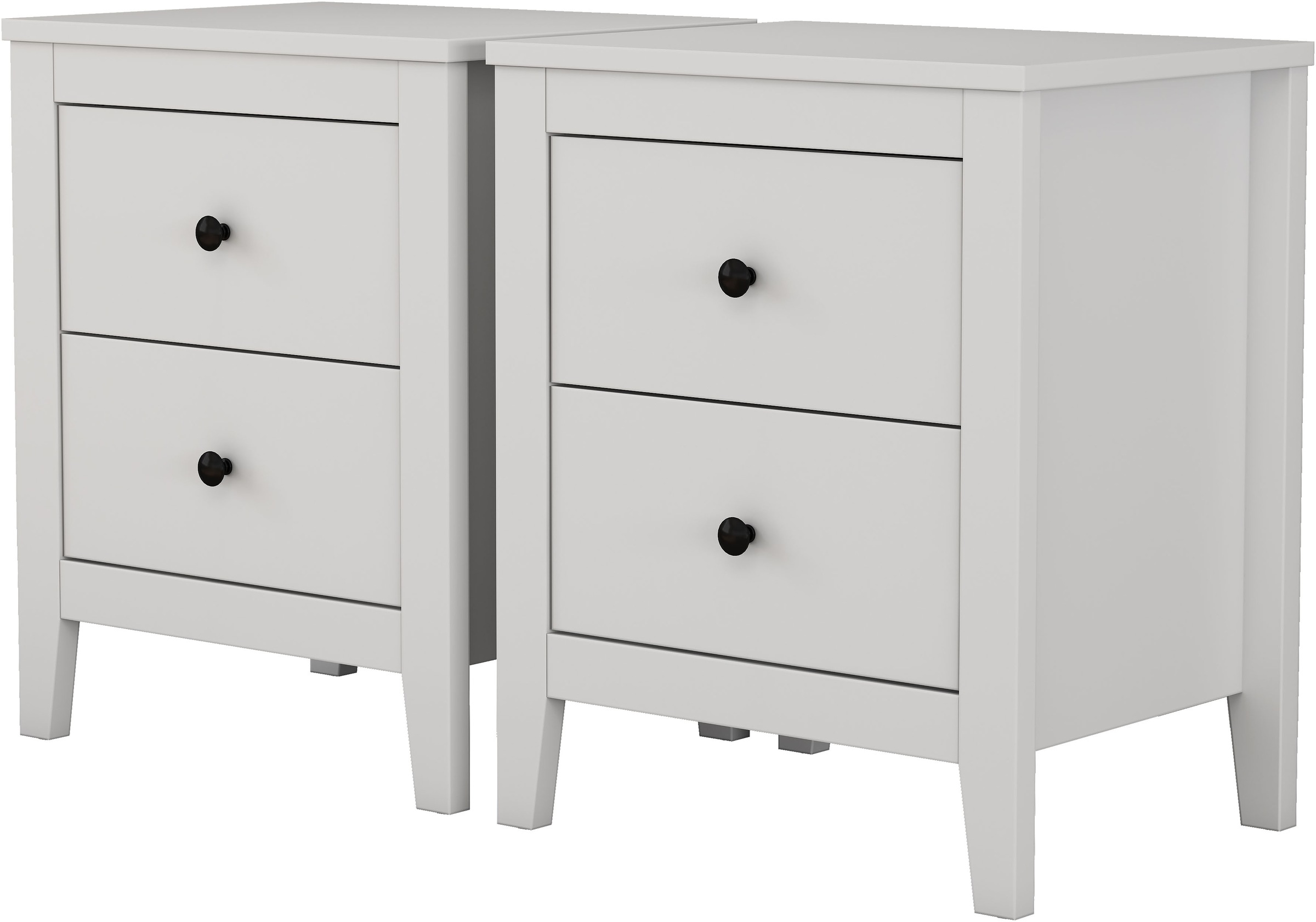 OTTO home Nachtkommode "Borkum Nachttisch Set im Landhaus Design weiß Bests günstig online kaufen