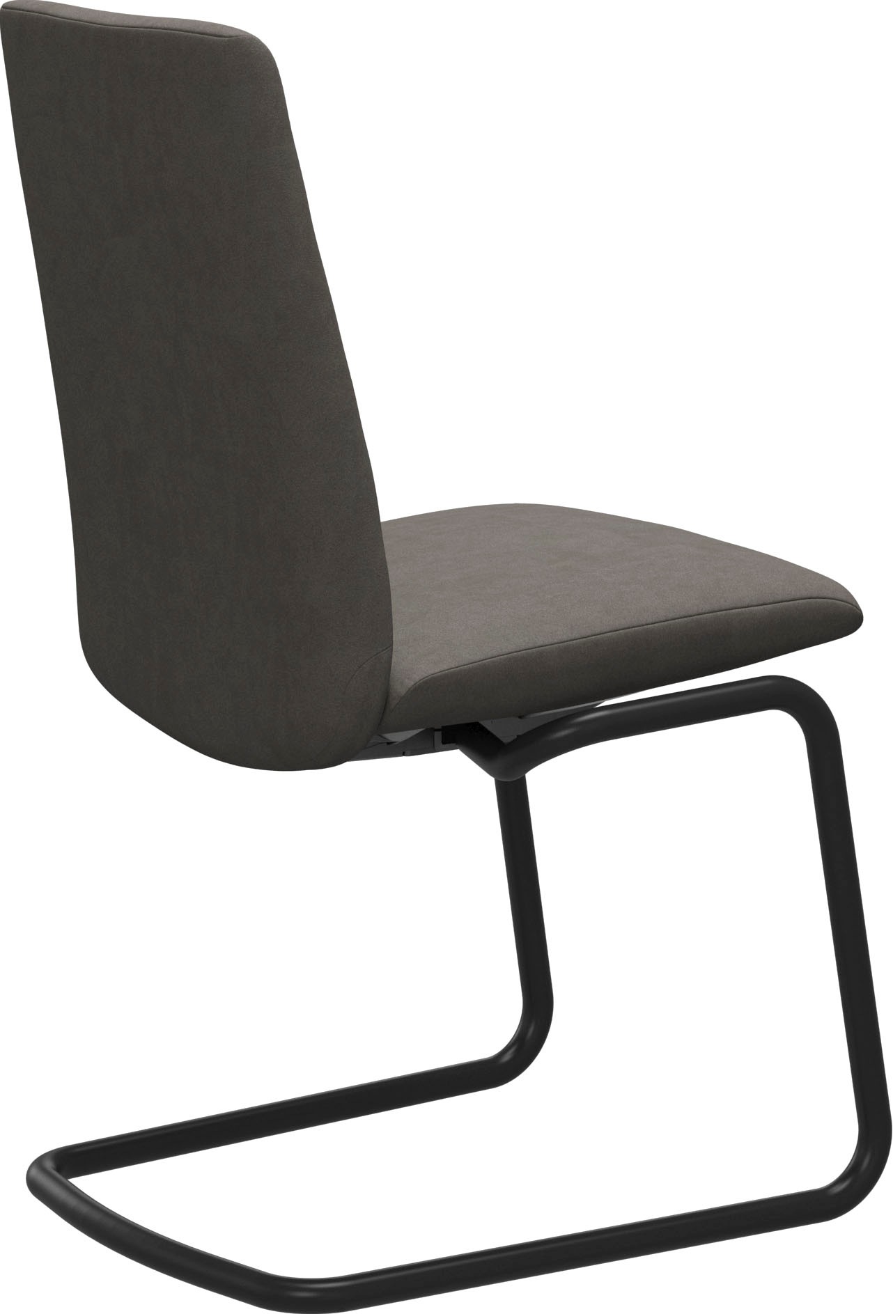 Stressless® Polsterstuhl »Laurel«, Microfaser DINAMICA, Low Back, Größe M, mit Beinen aus Stahl in Schwarz matt