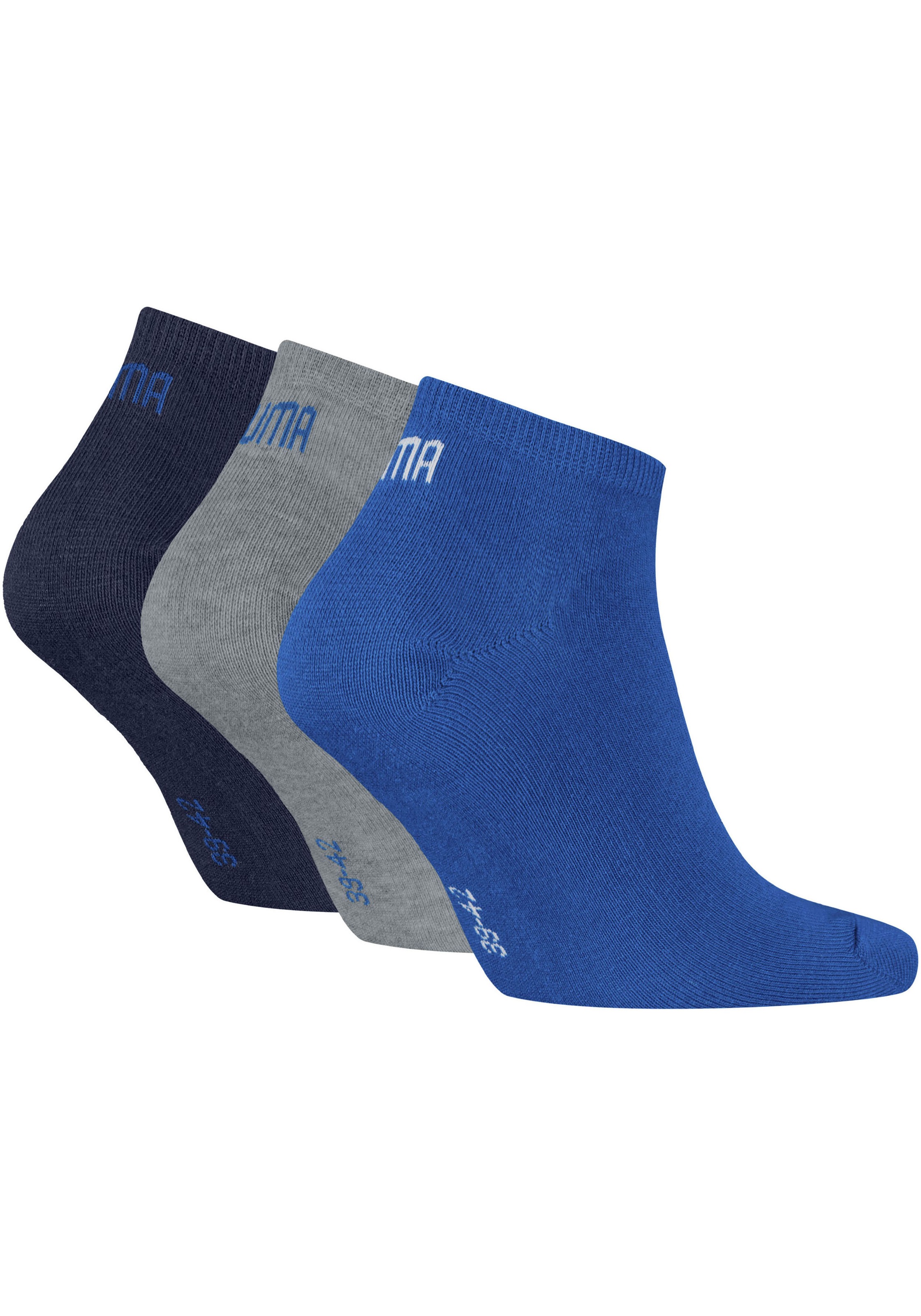 PUMA Sneakersocken "PUMA UNISEX SNEAKER PLAIN" 3 Paar, mit kleinem Logo günstig online kaufen