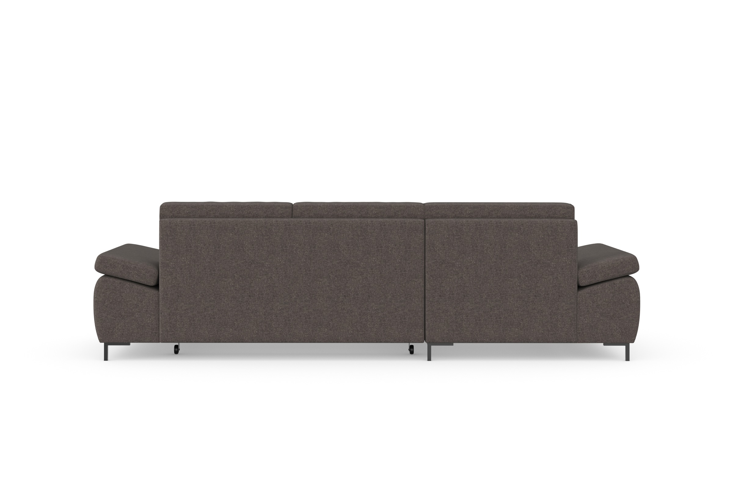 DOMO collection Ecksofa »Capelo L-Form«, mit Armteilverstellung, wahlweise mit Bettfunktion, Federkern