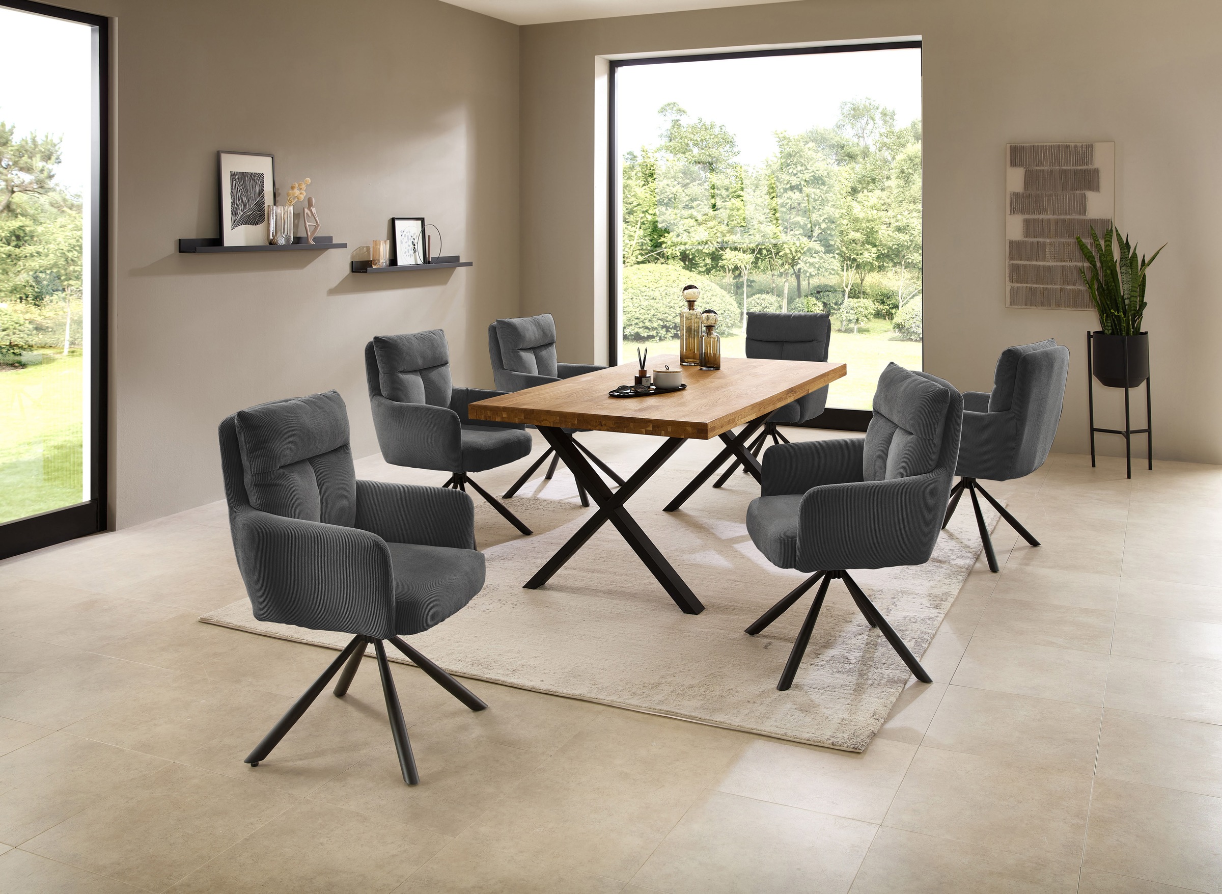 Stolkom Armlehnstuhl "Sofia" (Set) 2 Stk.180 grad drehbar mit Auto-Return, günstig online kaufen