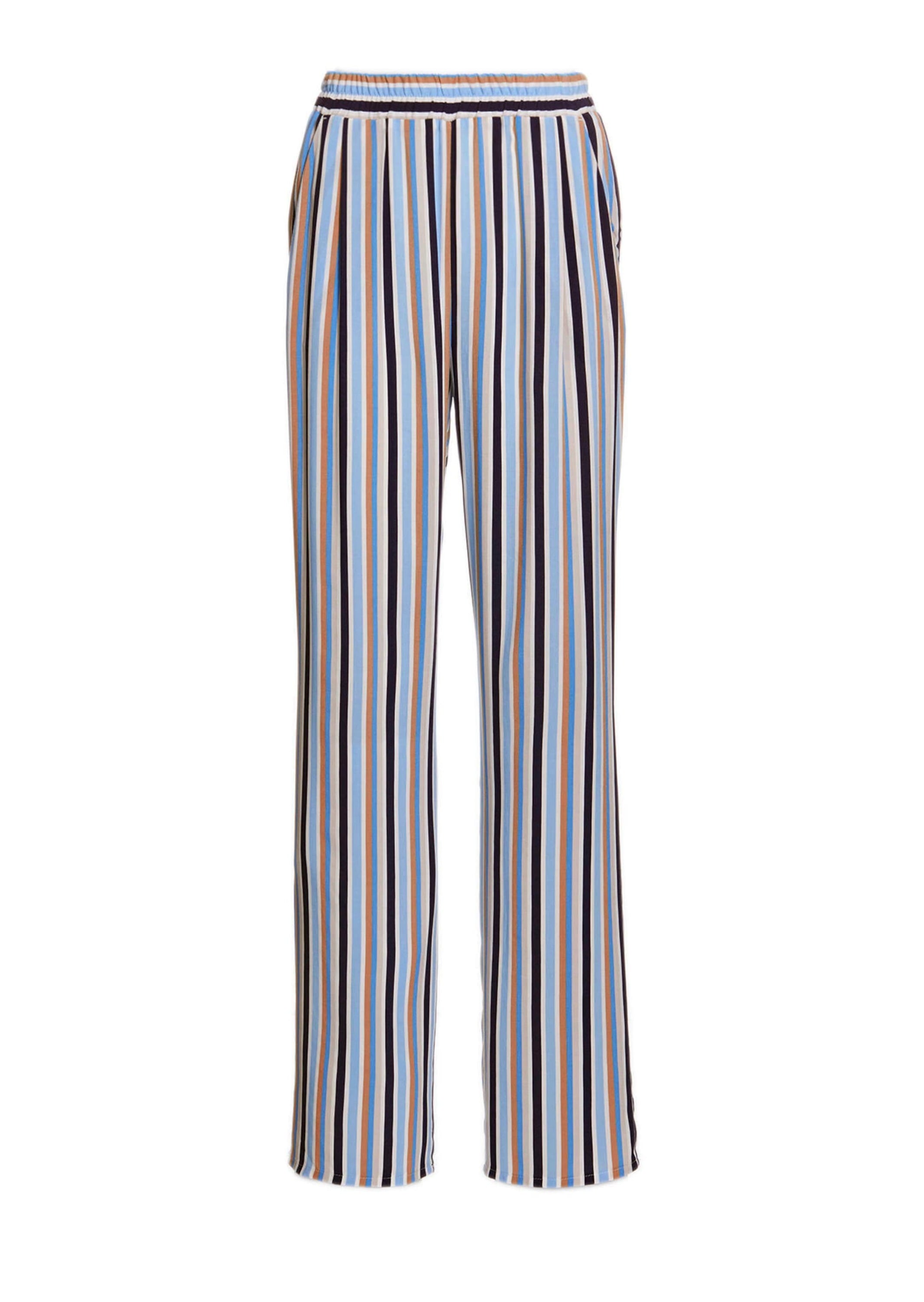 GOLDNER 2-in-1-Hose "Kurzgröße Palazzo-Hose mit sommerlichem Druck" günstig online kaufen