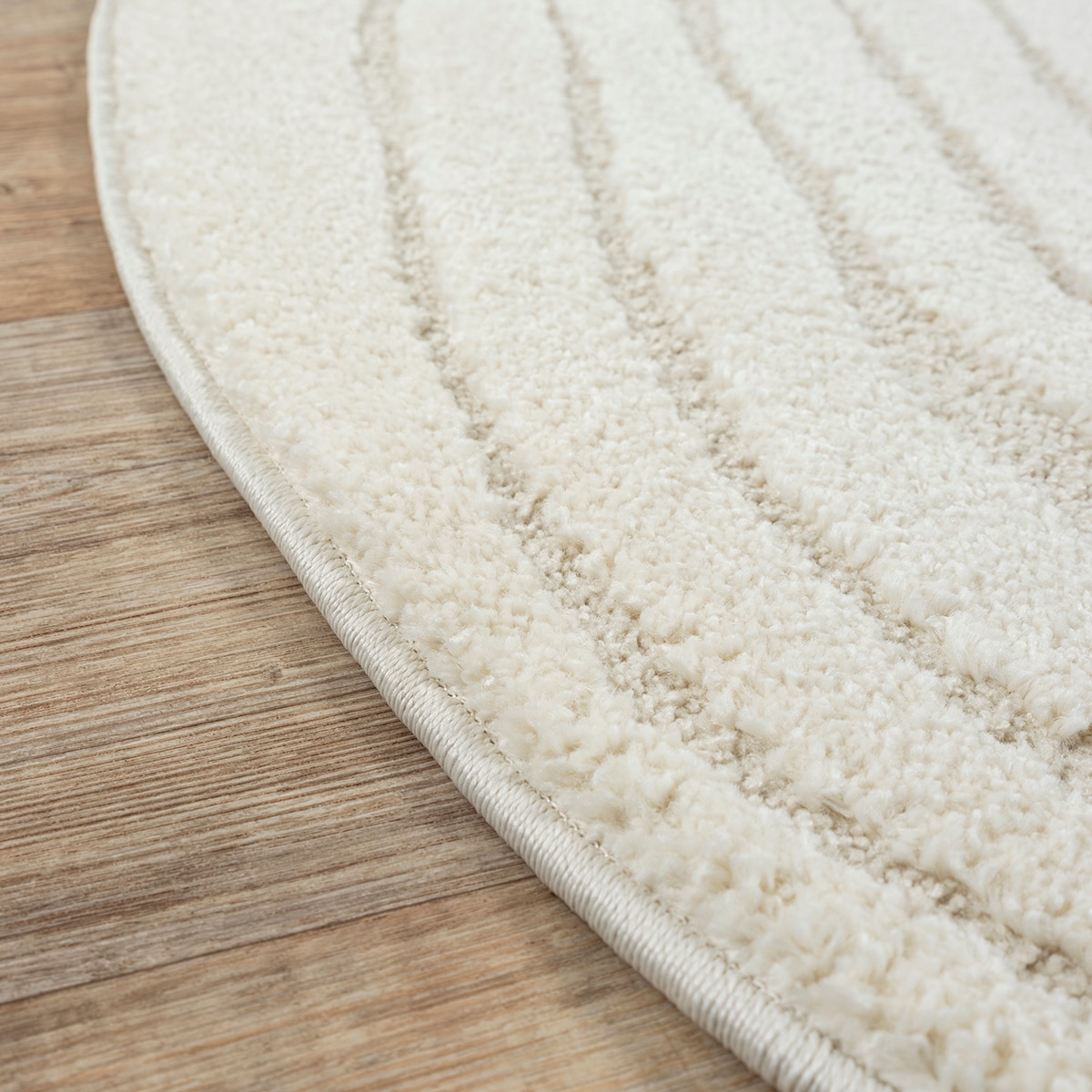 the carpet Teppich »Everest«, rund, 14 mm Höhe, moderner Wohnzimmer Teppich hohe Flordichte