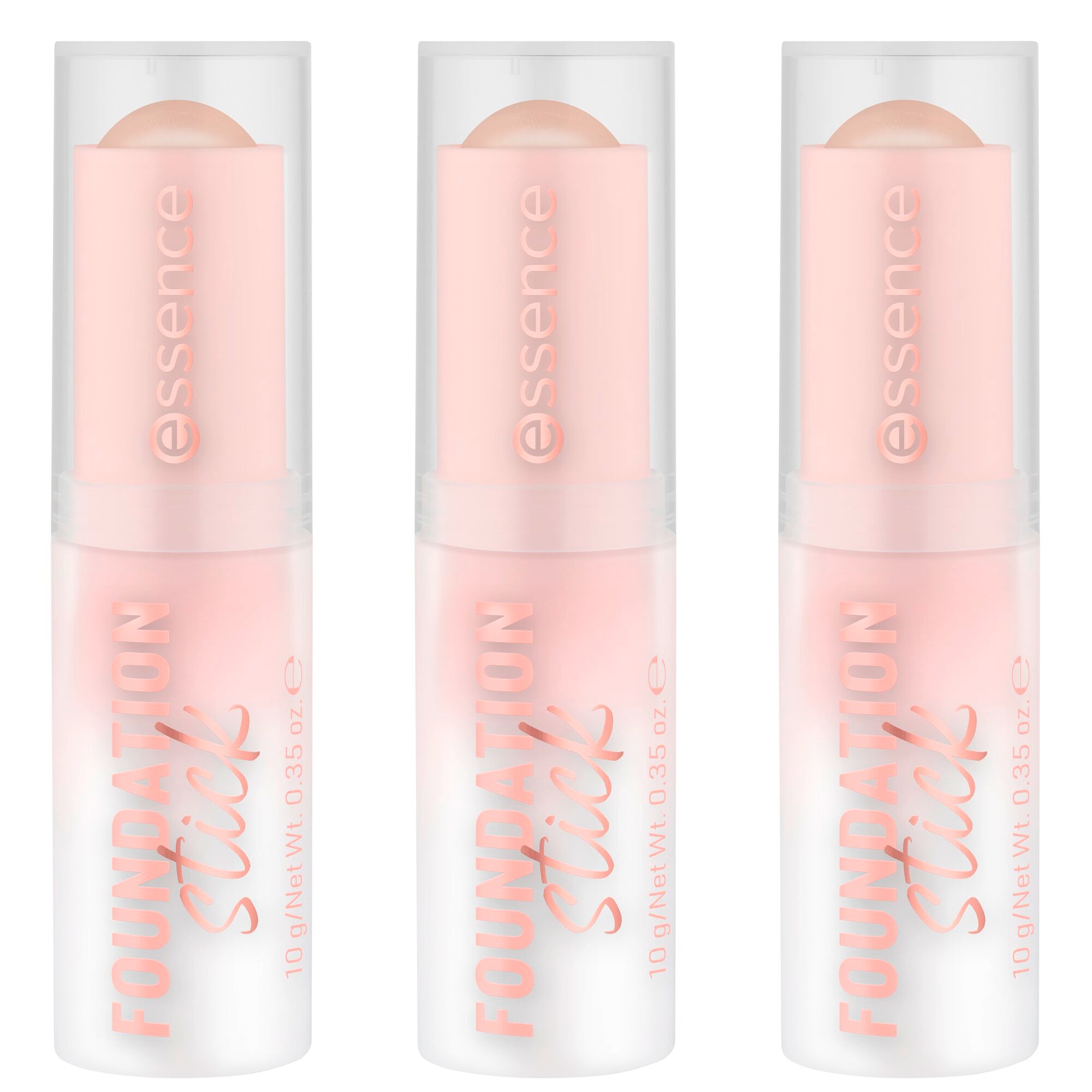 ESSENCE Damen Foundation "FOUNDATION stick", 30 g180 natur, Teint-Kosmetika, Cremig und leicht verblendbar, Matt-Finish, variable Deckkraft.