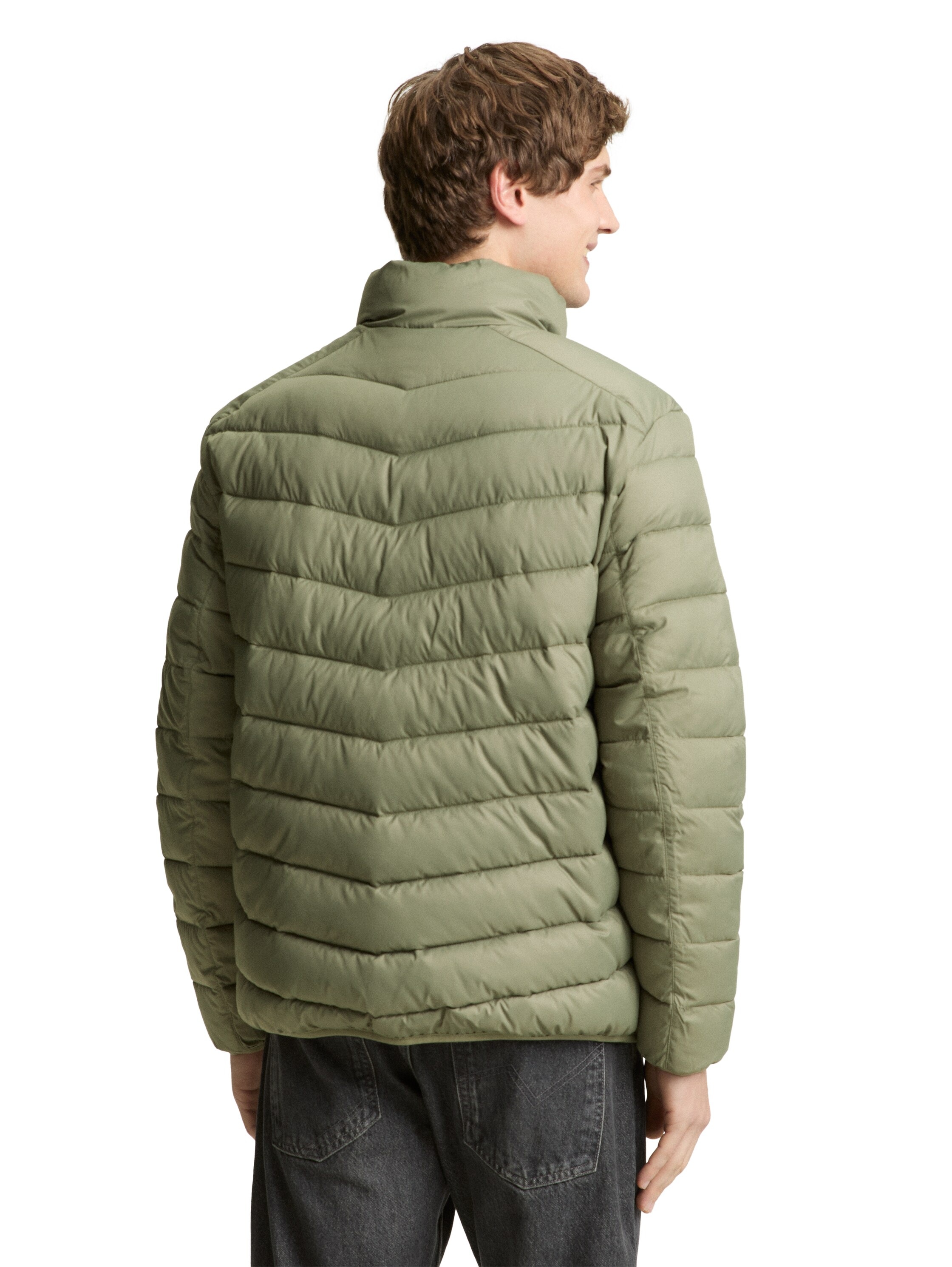 TOM TAILOR Denim Steppjacke ohne Kapuze mit Stehkragen günstig online kaufen