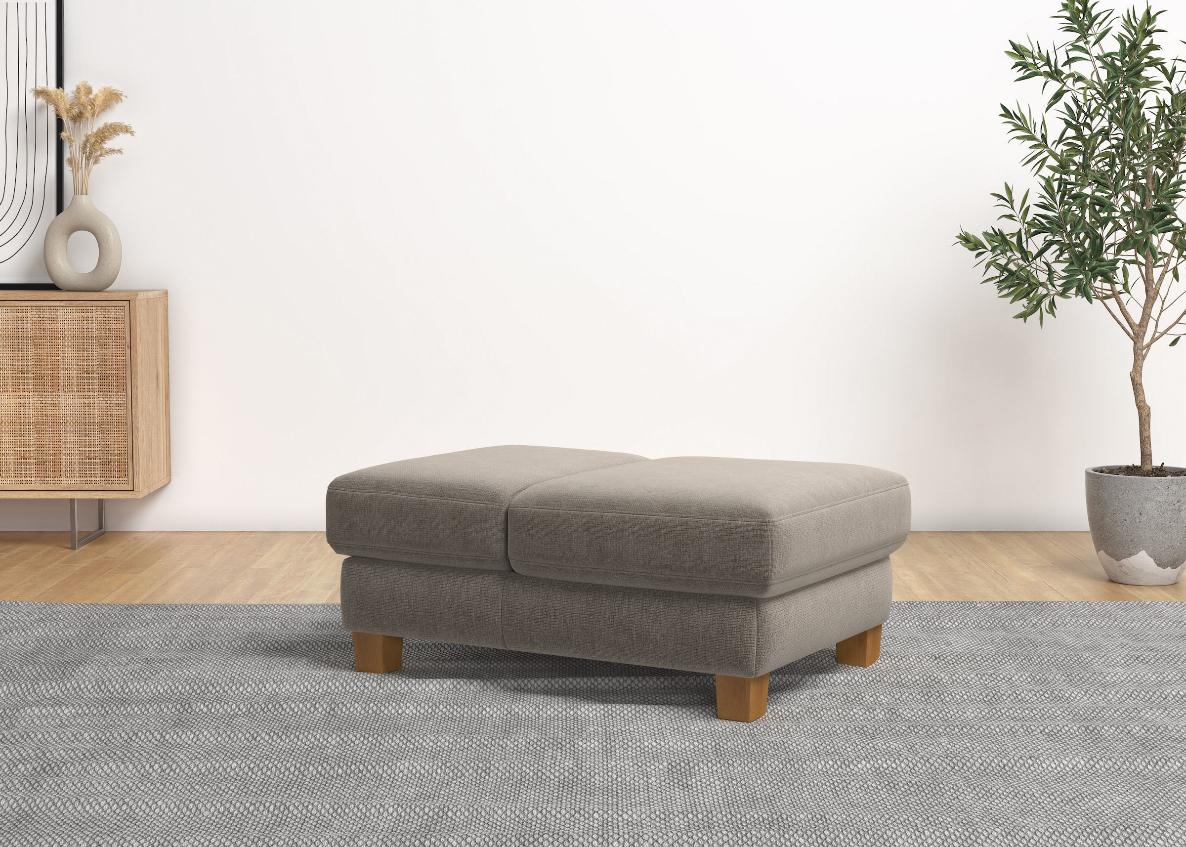 Home affaire Polsterhocker "Dundee", mit Klappfunktion - wie ein Sessel nut günstig online kaufen