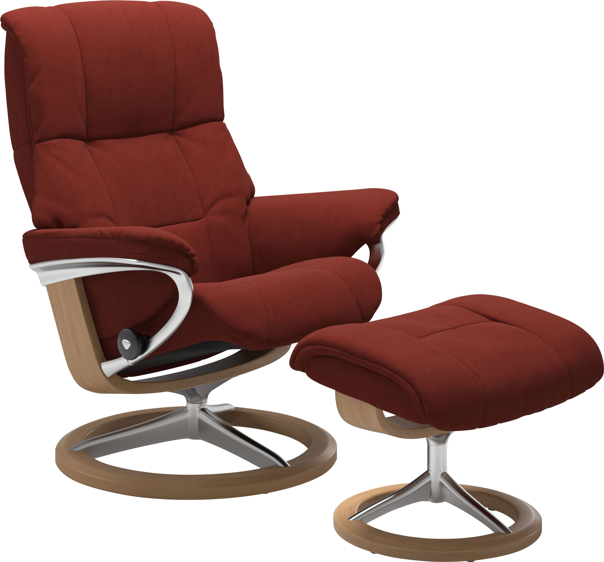Stressless Fußhocker "Mayfair" mit Signature Base, Gestell Eiche