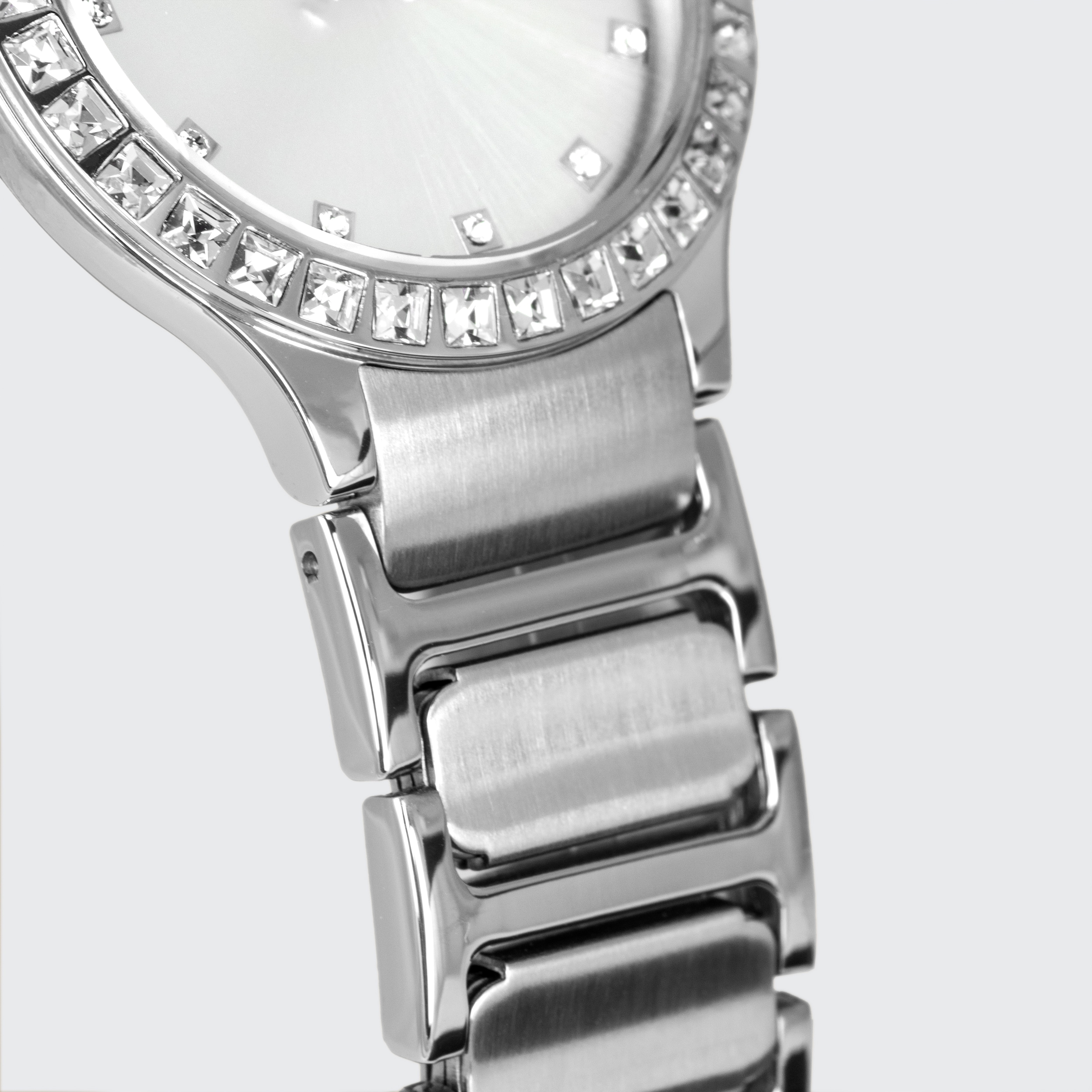 Jacques Lemans Quarzuhr »Milano« Armbanduhr, Damenuhr, Edelstahlarmband, analog