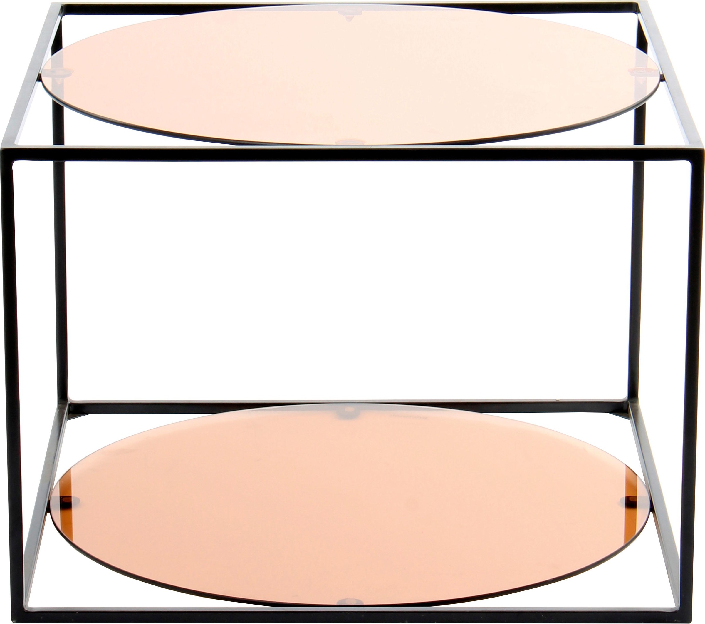 Thumbnail - Kayoom Beistelltisch "Cody, Beistelltisch in Würfelform, offenes, modernes Design" 1 Stk. tlg. moderne Kubusform mit run...