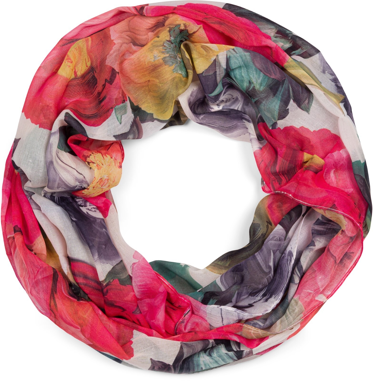 styleBREAKER Loop »Loop mit Blumen Muster« 1 Stk.