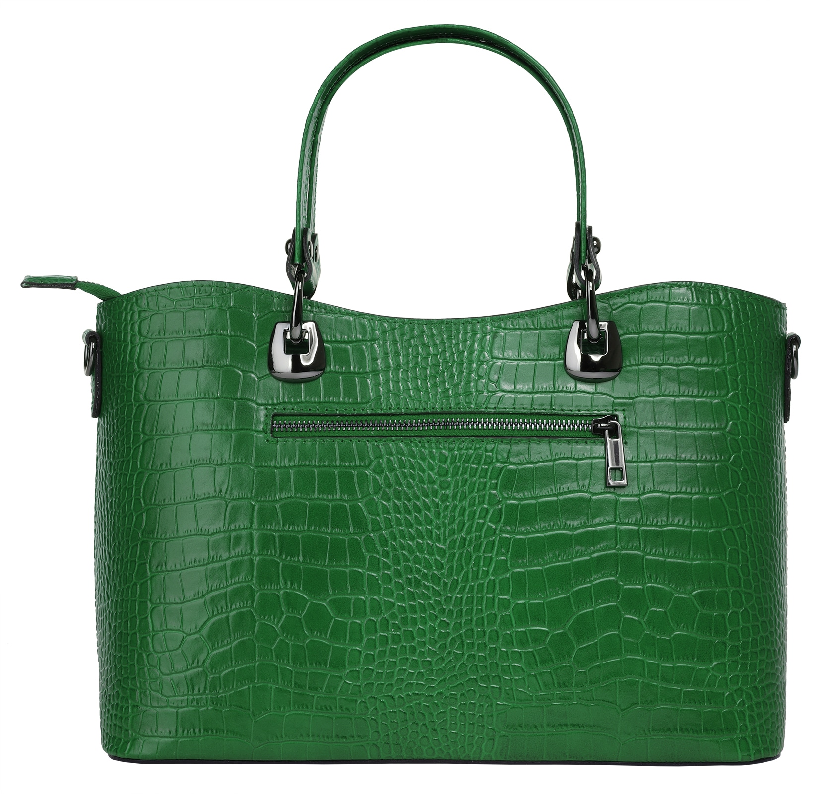 Cluty Henkeltasche, echt Leder, Made in Italy
