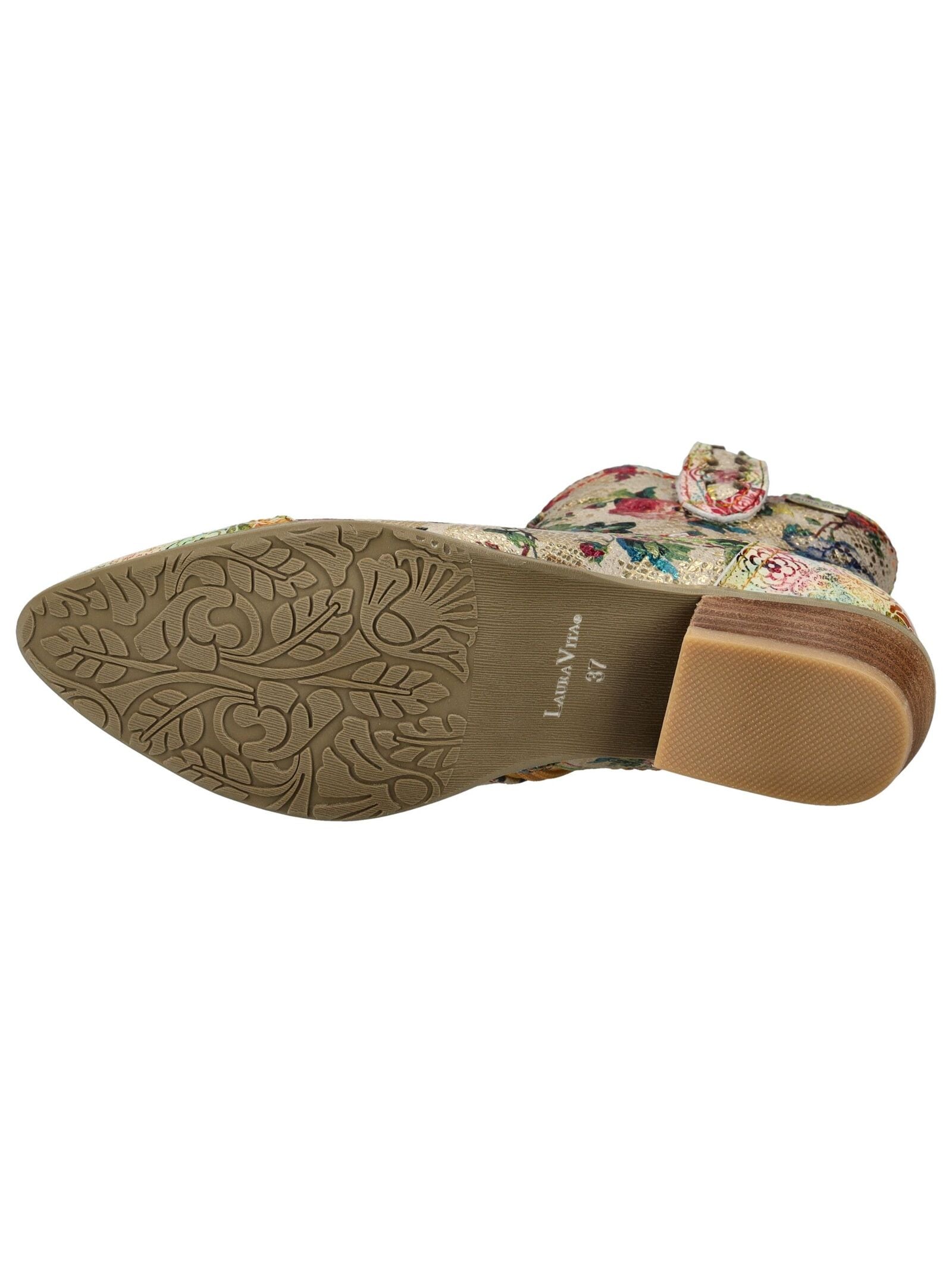 LAURA VITA Bikerboots »LAURA VITA Stiefelette Leder/Textil«