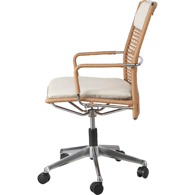 andas Bürostuhl »Gestell aus Metall, geflochtene Rückenlehne, Sitzpolster  aus Webstoff«, Webstoff kaufen | BAUR