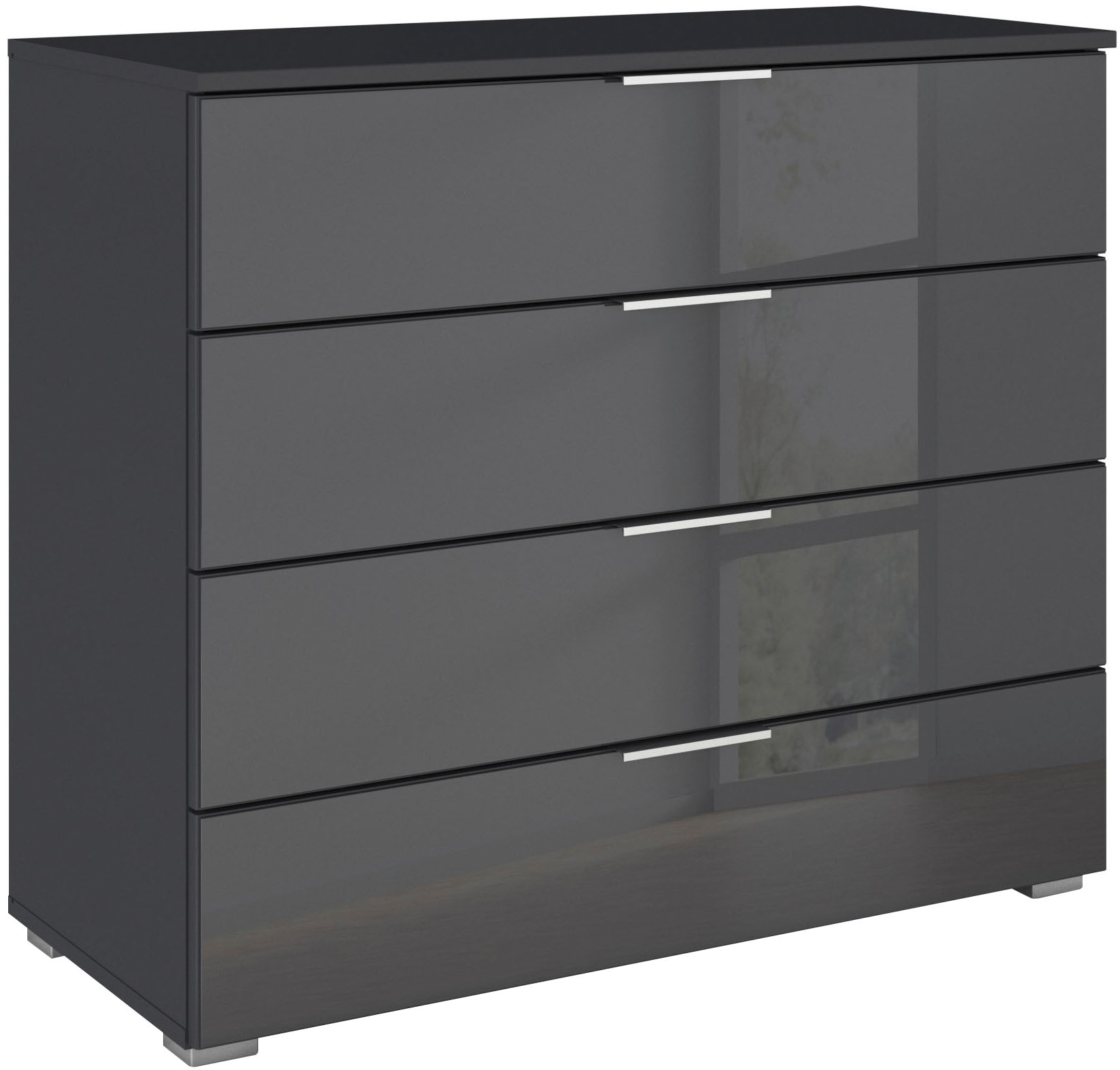 OTTO home "Sideboard Schubladenkommode Schubladenkommode AGORDO mit Glasfro günstig online kaufen