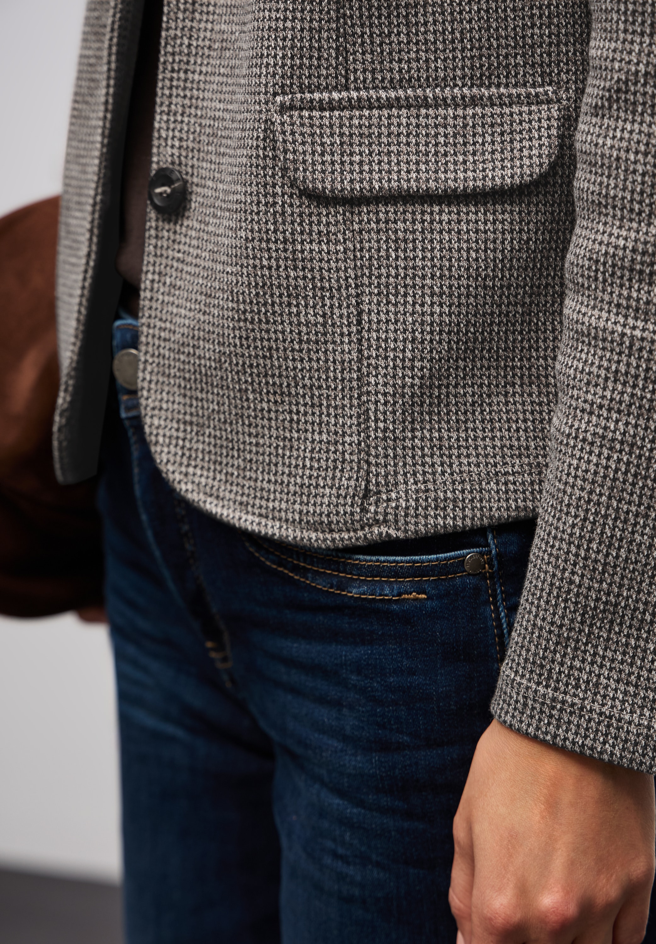 STREET ONE Jackenblazer meliert, mit klassischem Reverskragen