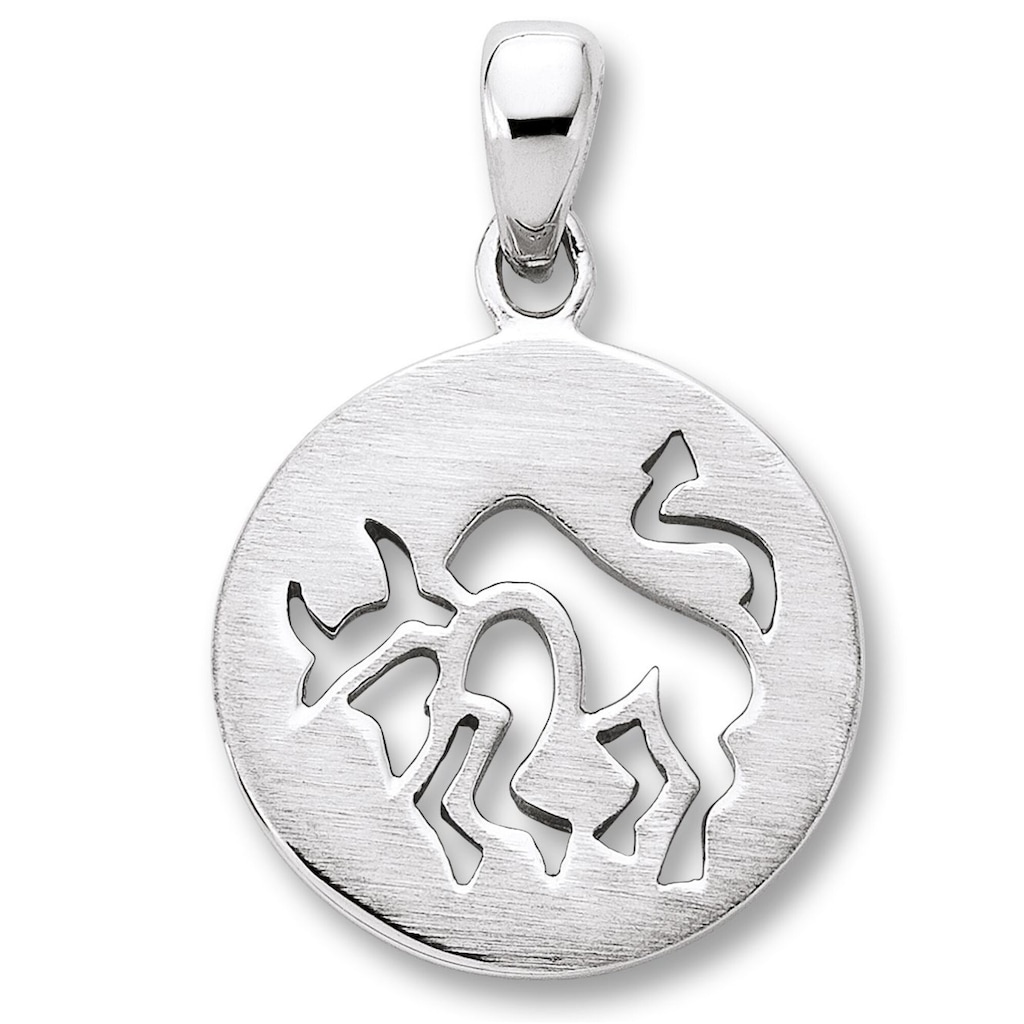 ONE ELEMENT Kette mit Anhänger »Stier Sternzeichen Anhänger aus 925 Silber« Schmuckset Set mit verstellbarer Halskette