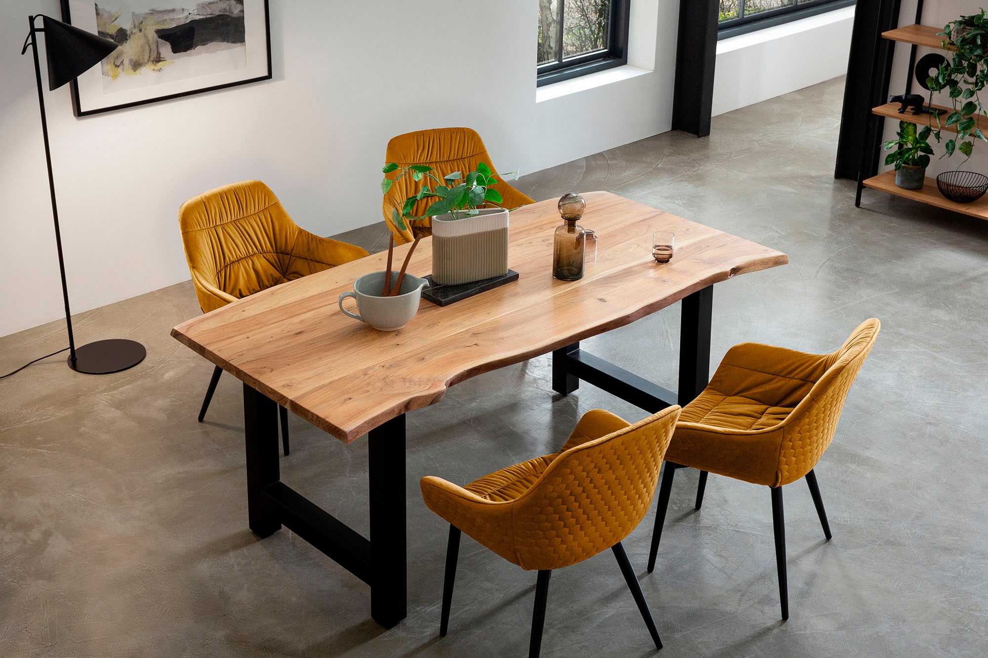 SalesFever Armlehnstuhl "Stilvoller Esszimmerstuhl für Komfort" () Esszimme günstig online kaufen