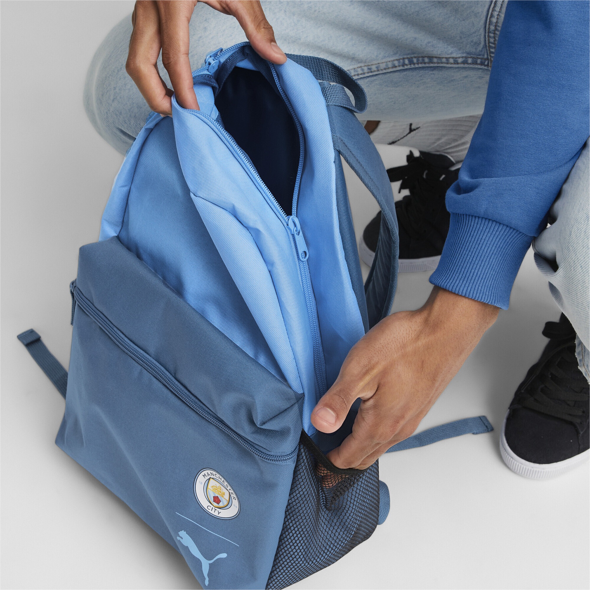 PUMA Sportrucksack »Manchester City Fanwear Rucksack Erwachsene«