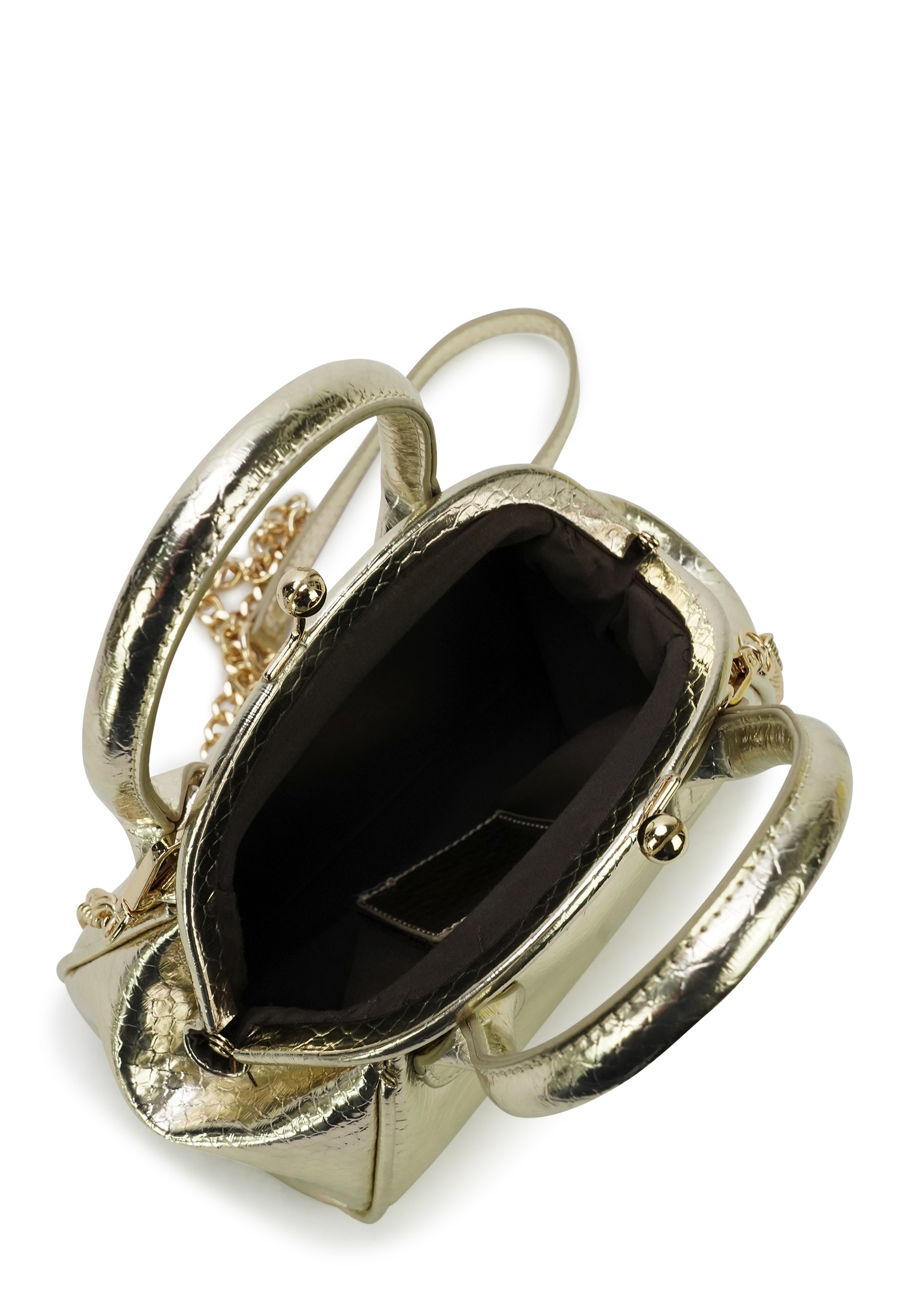 Harpa Henkeltasche »VALENTINA« in glänzender Kroko-Optik