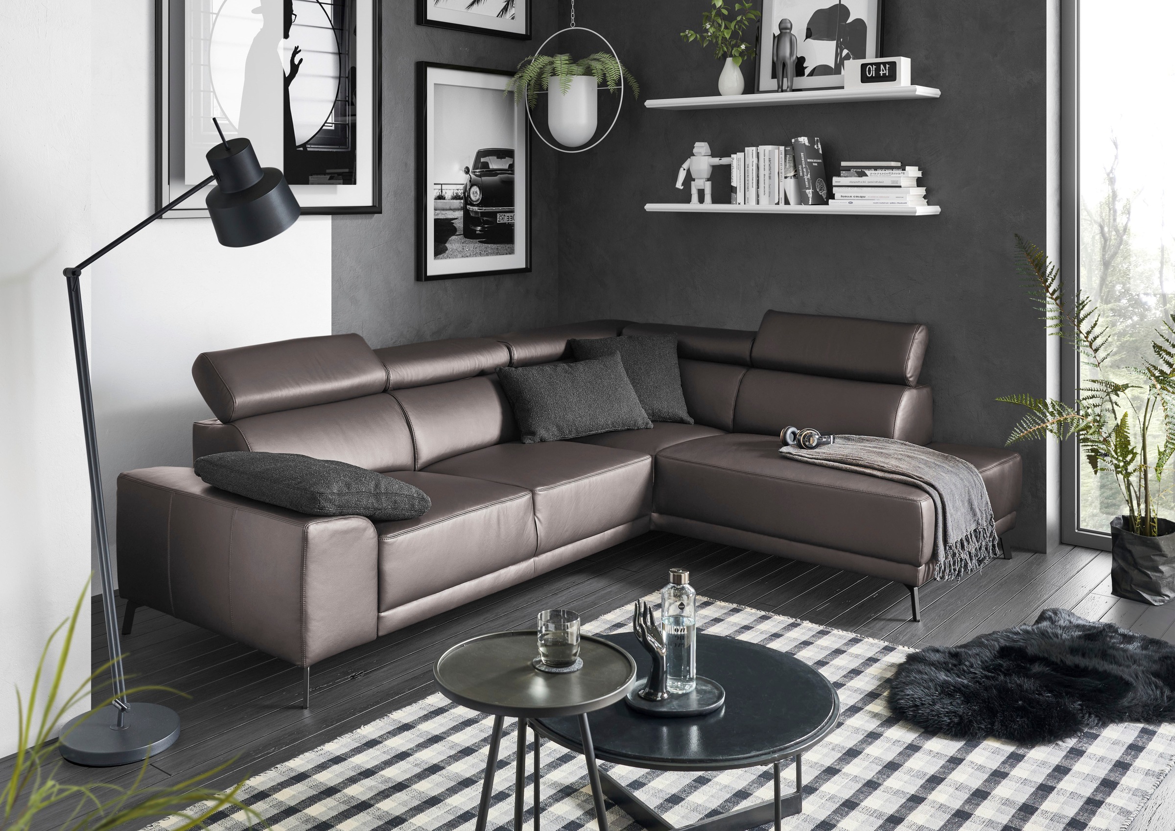 3C Candy Ecksofa "Greve modern und bequem, inkl. manueller Kopfteilverstell günstig online kaufen