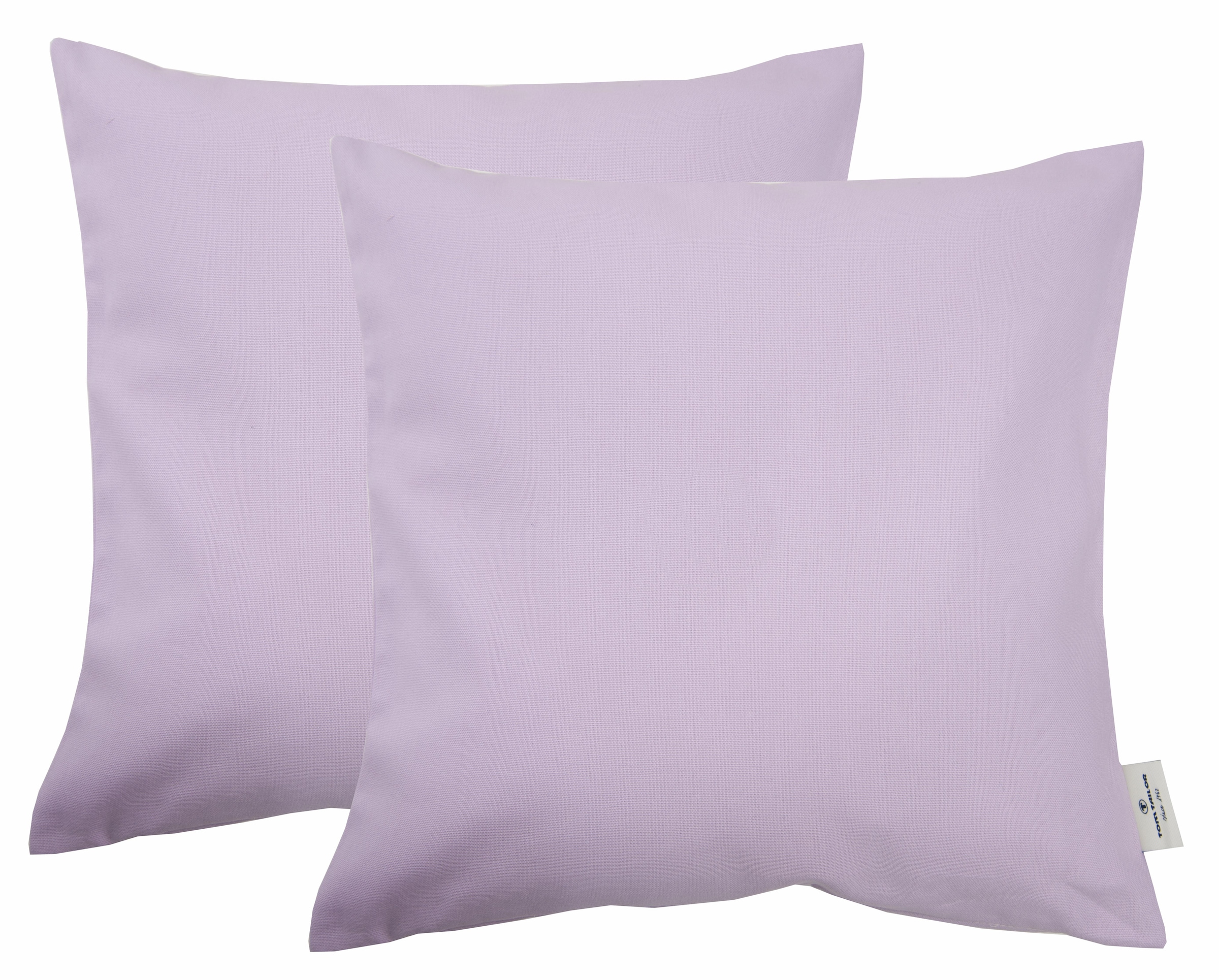 TOM TAILOR HOME "Dove" unifarben, Kissenhüllen ohne Füllung, 2er Pack